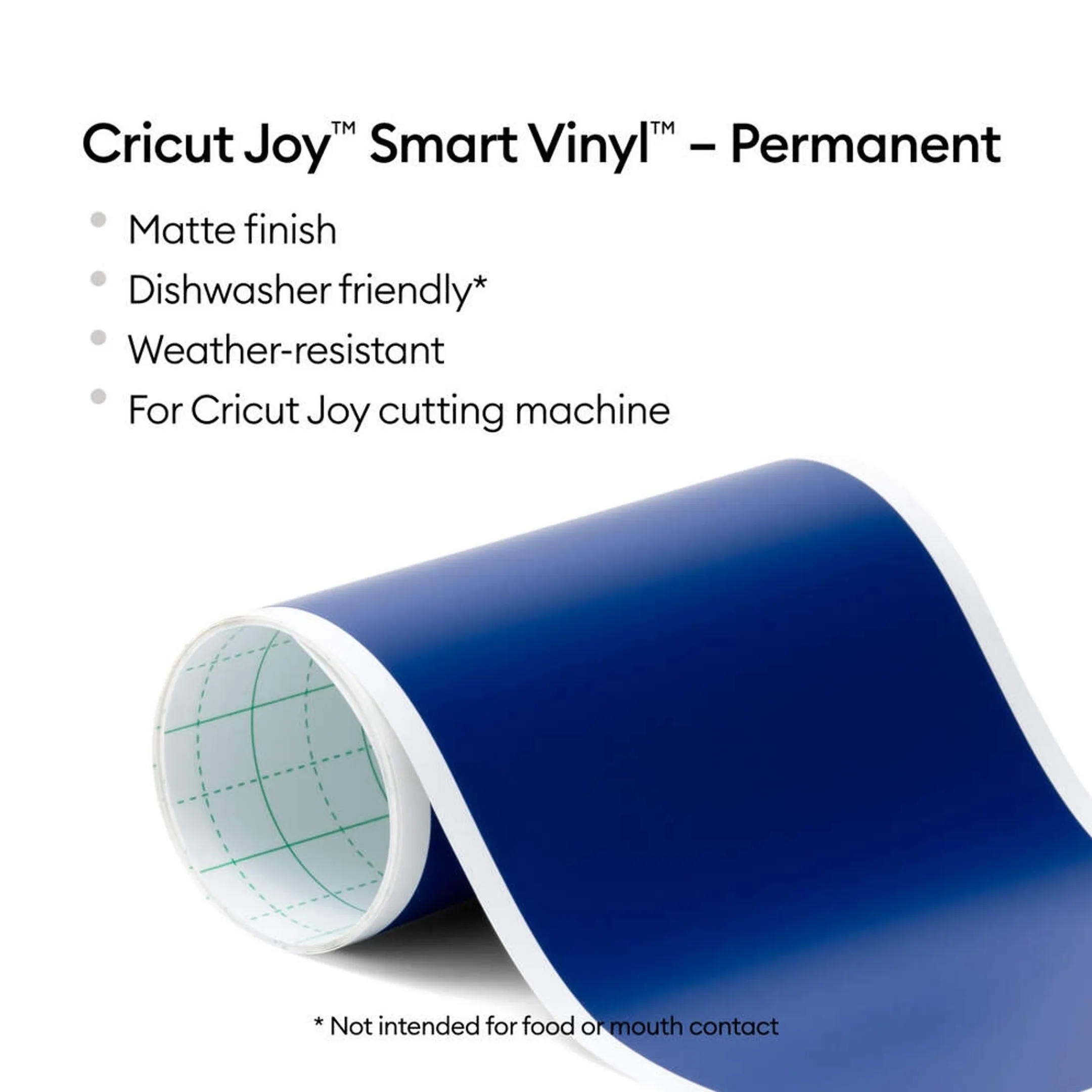 Cricut Permanente Smart Vinyl™ - 122 x 14 cm - Blauw image