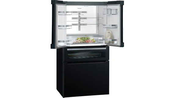 Siemens Amerikaanse koelkast KF96RSBEA iQ700 Total No-frost 183 cm zwart, foto 2