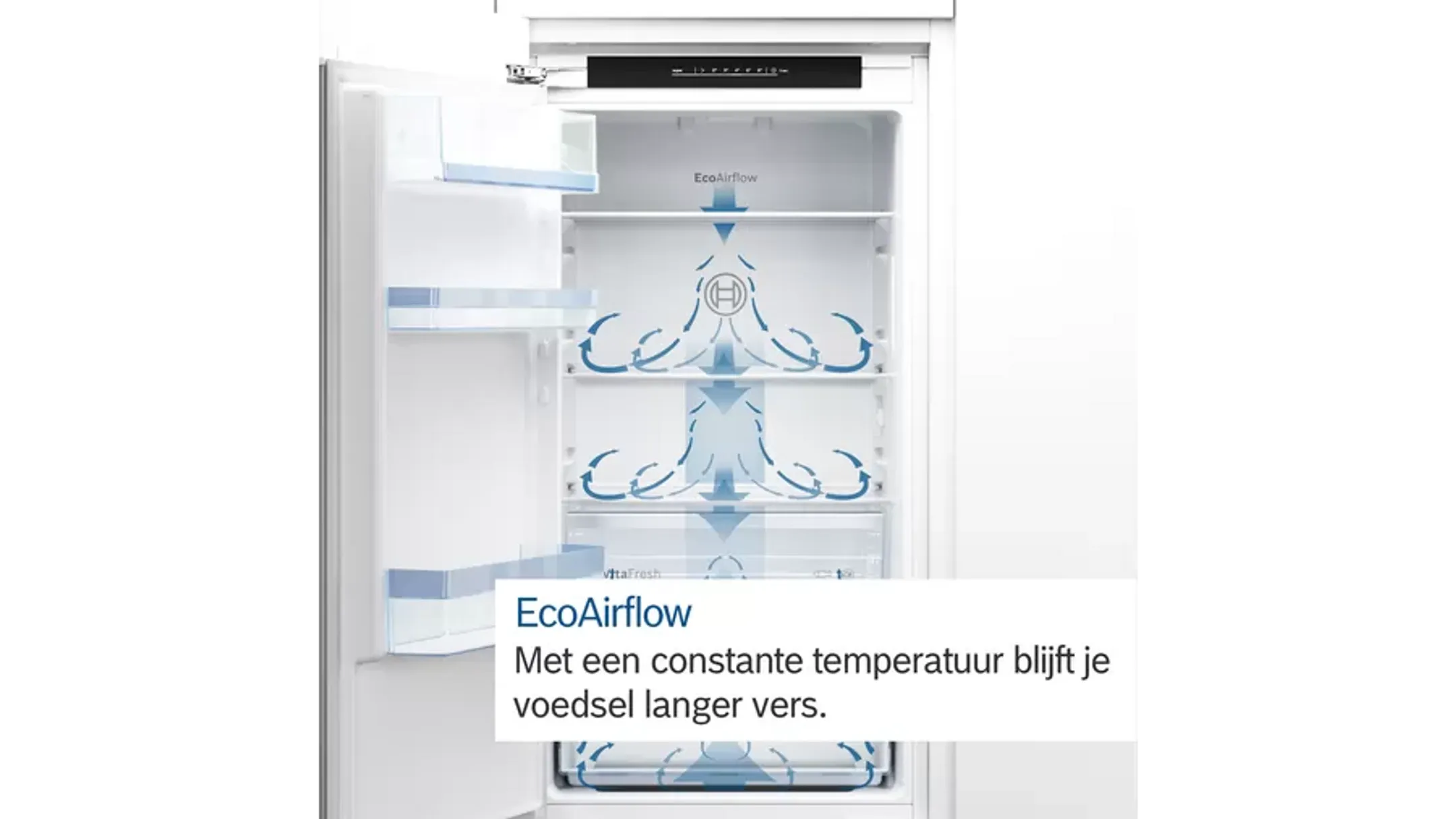Bosch Inbouw koelkast KIR41VFE0 Serie 4 SuperCooling 122 cm image