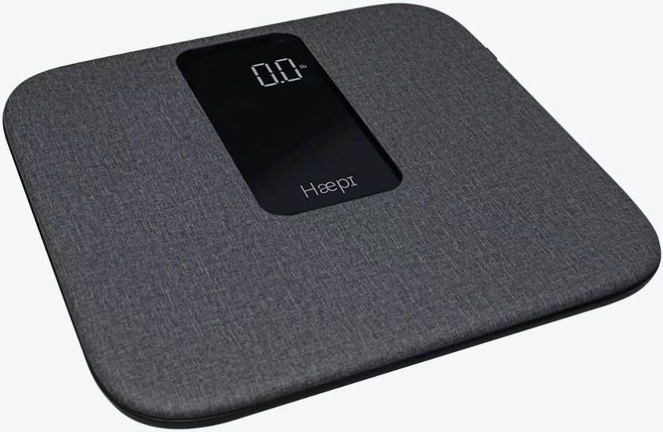 HAEPI Pèse-personne Lin Doux, 180kg, Design, Piles incl image