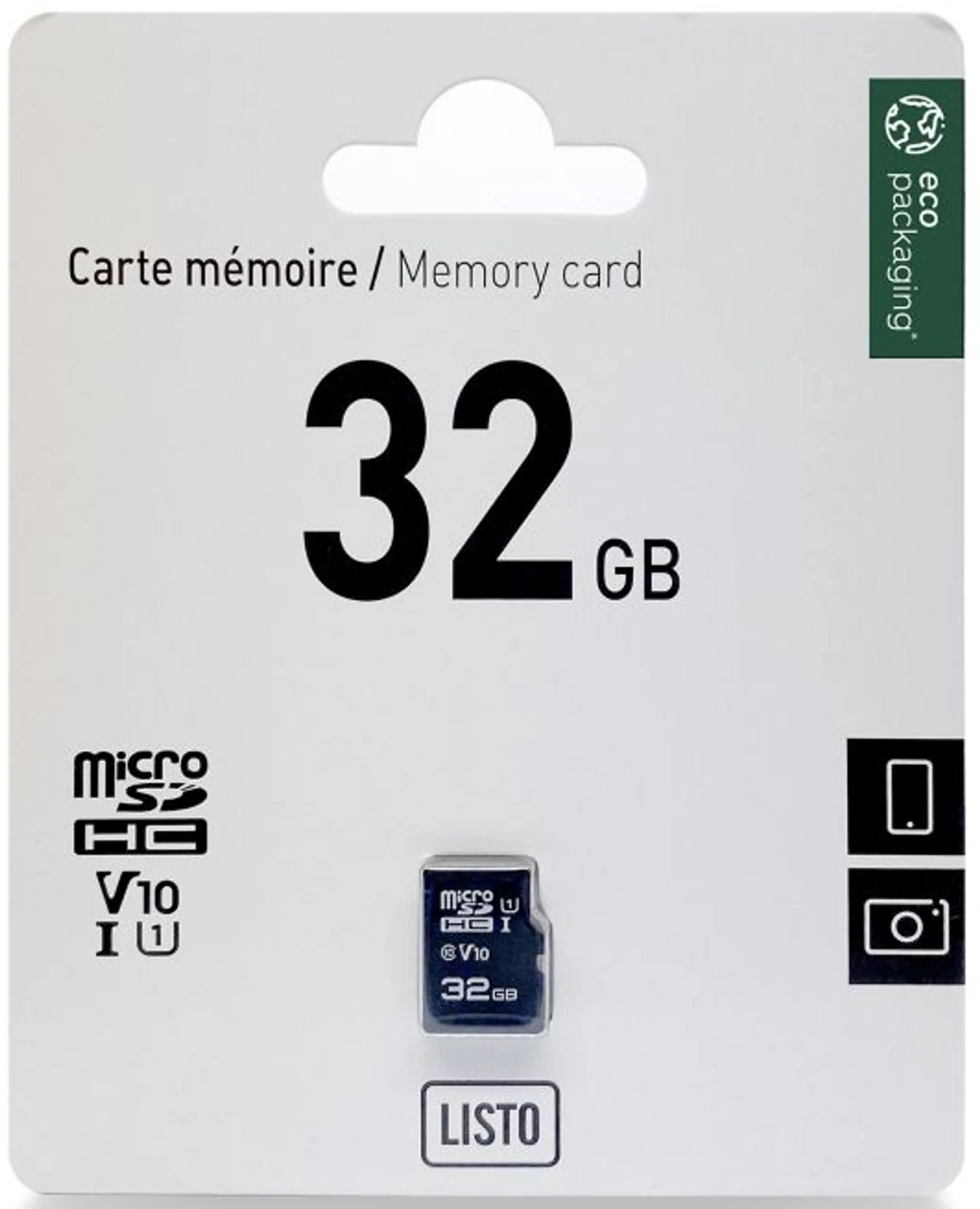 Micro geheugenkaart 32GB SDHC