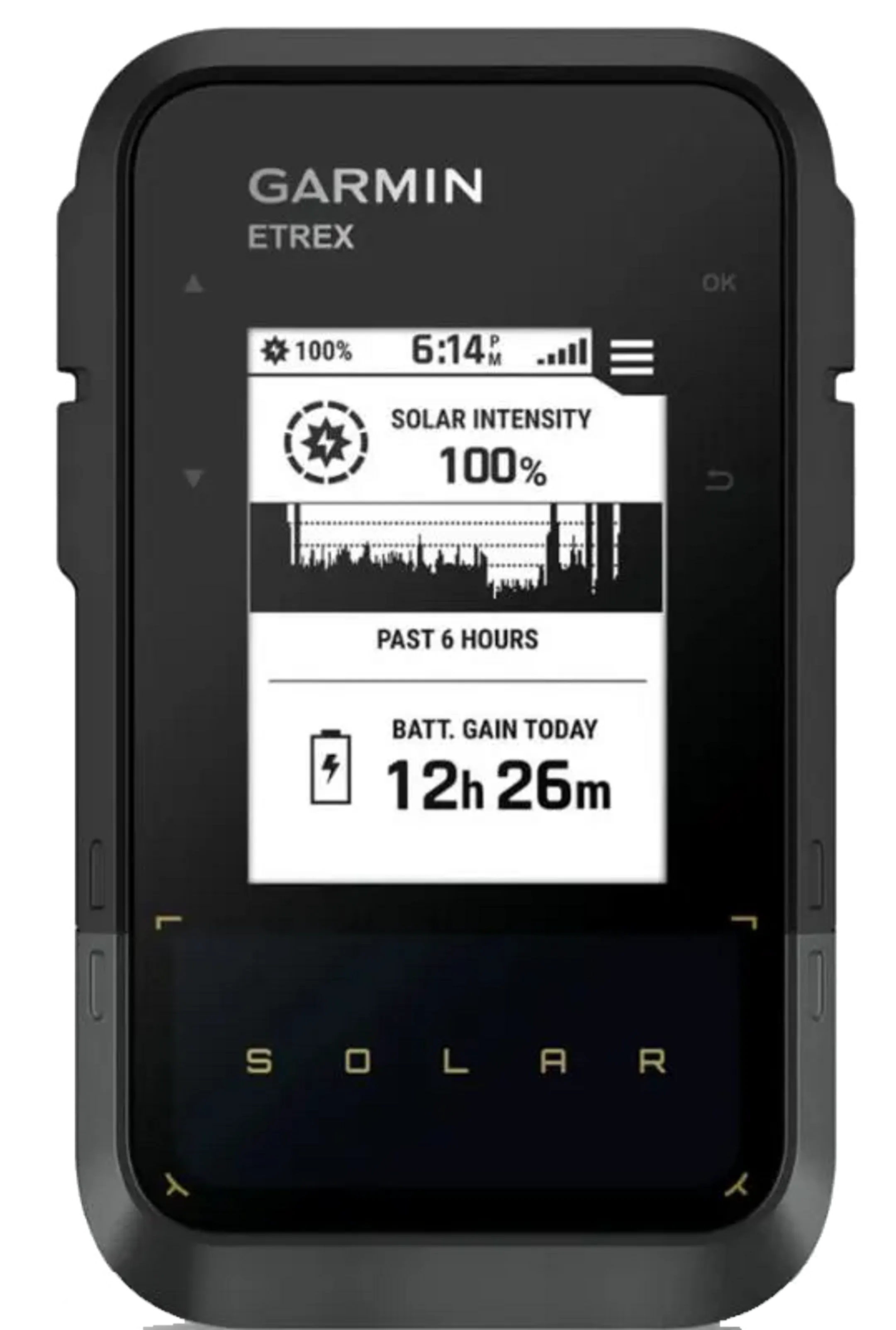 eTrex® Solar draagbaare-GPS - Zwart