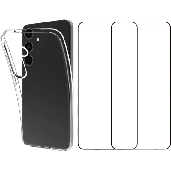 Coque + verre trempé pour Galaxy S24