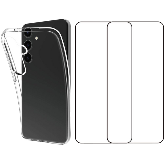 Coque + verre trempé pour Galaxy S24+