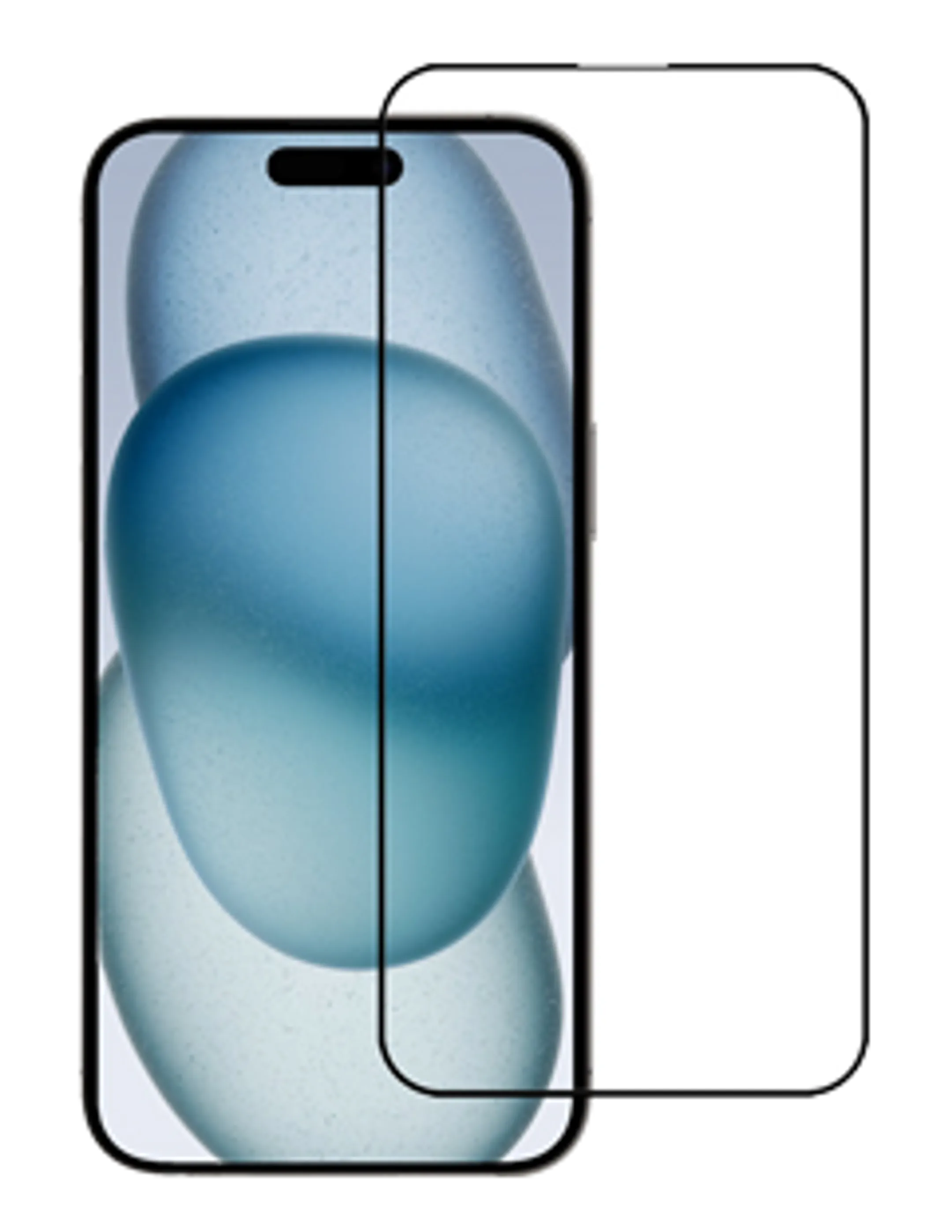 Curved screen protector voor iPhone 15 Plus