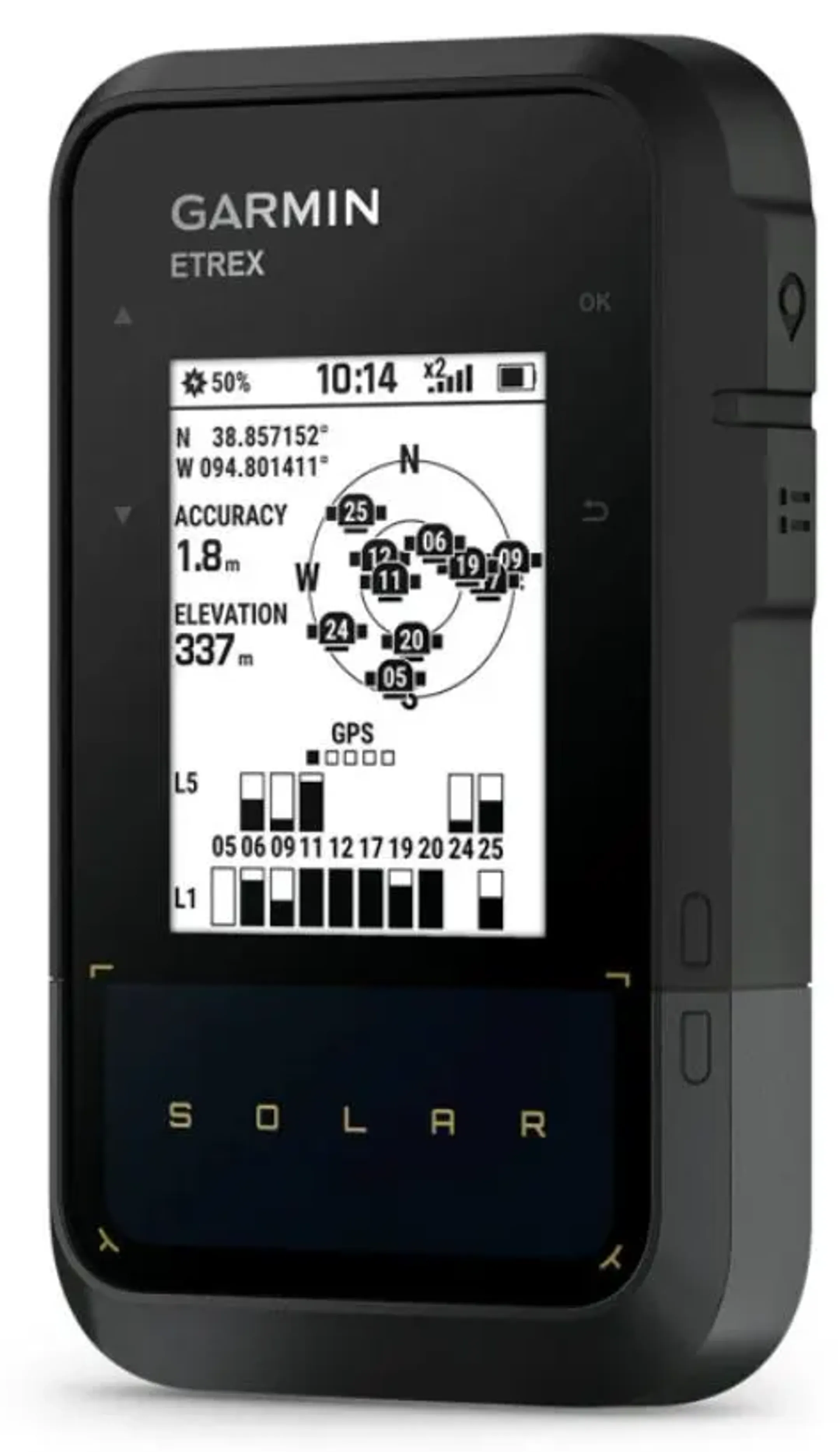 Garmin eTrex® Solar draagbaare-GPS - Zwart image
