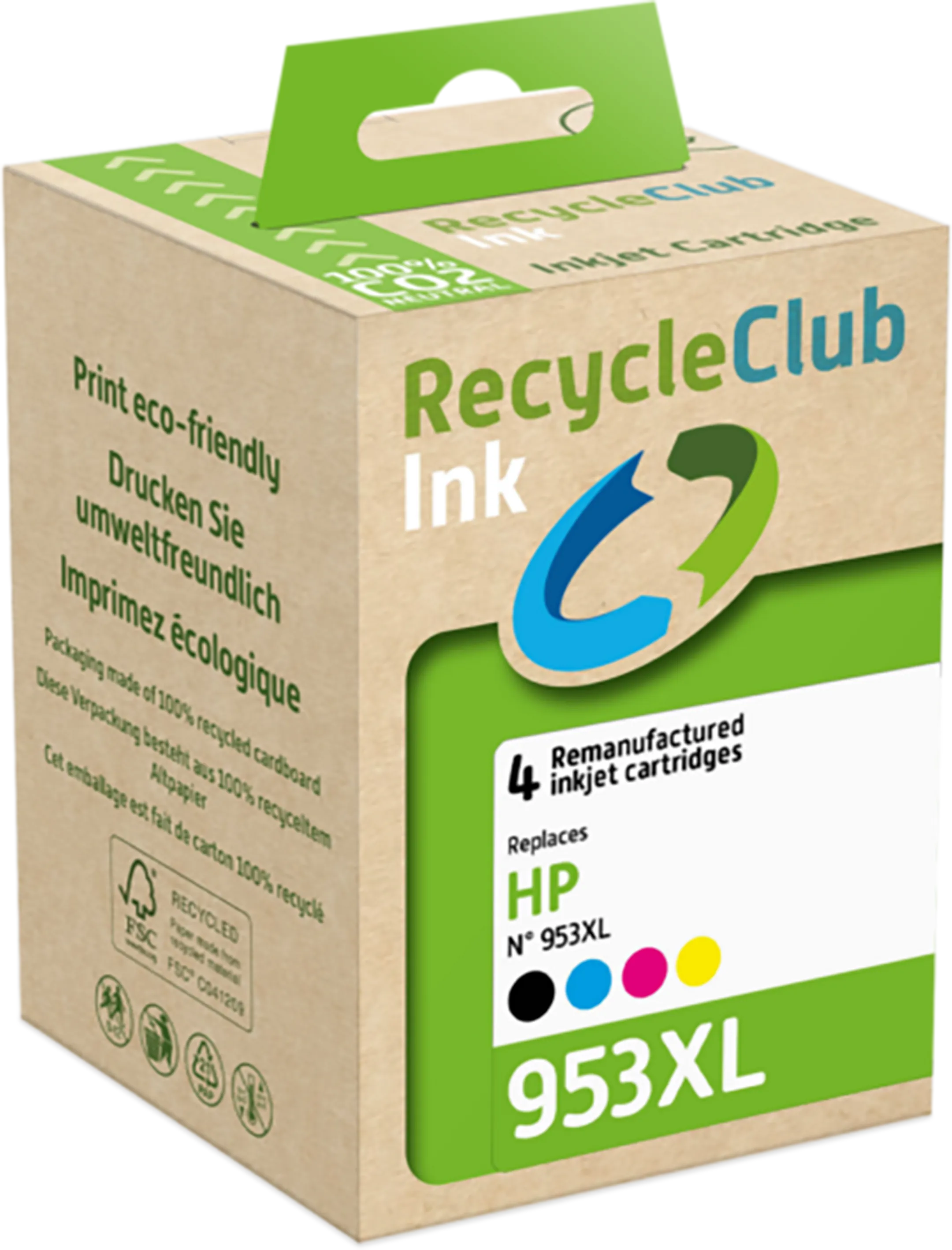 953XL Multipack - Zwart + 3-kleuren