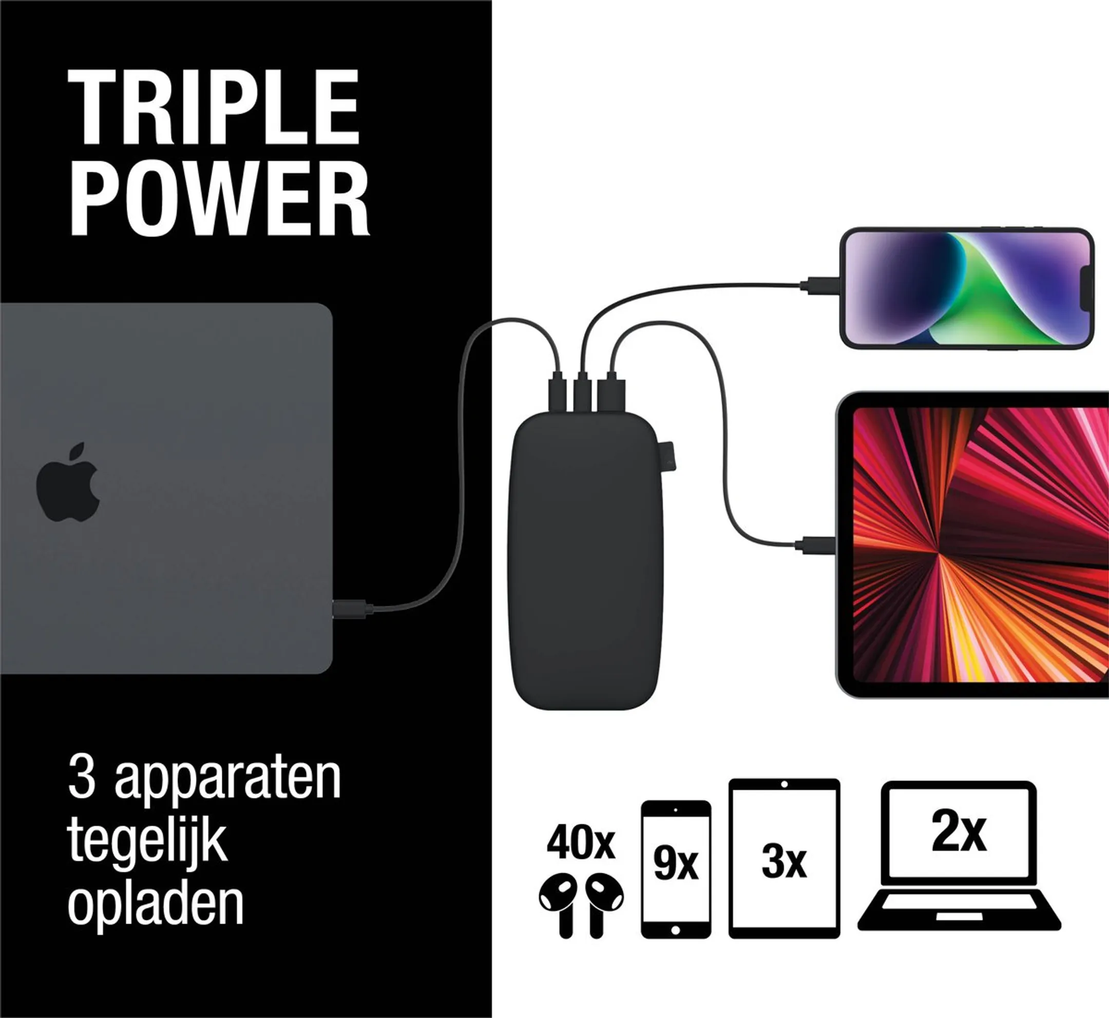 Fresh 'n Rebel Powerbank 27000 mAh USB-C - Smartphone/laptop image