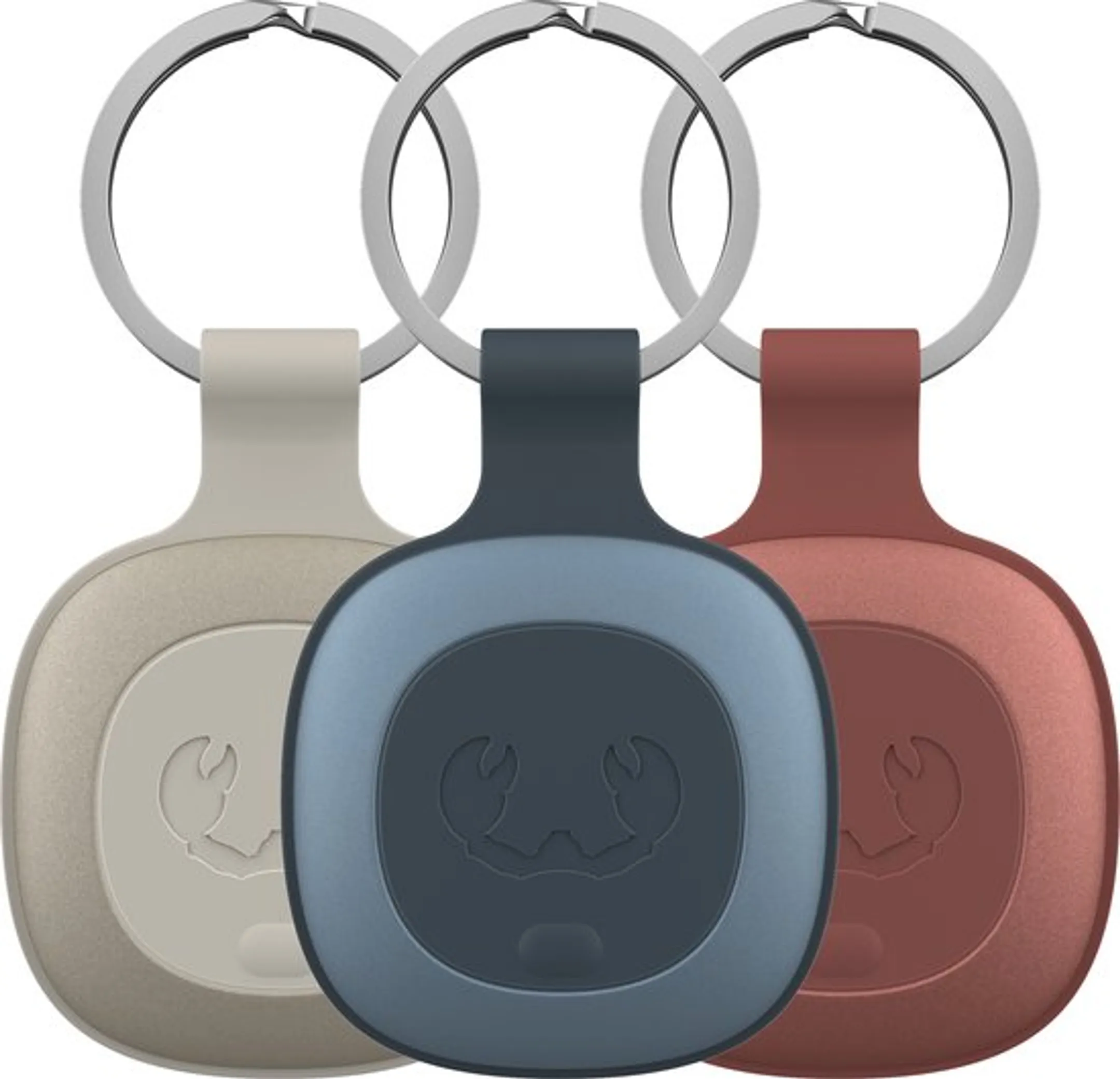 Fresh 'n Rebel Smart Finder Tag 3 pack - Rood, blauw en bruin image