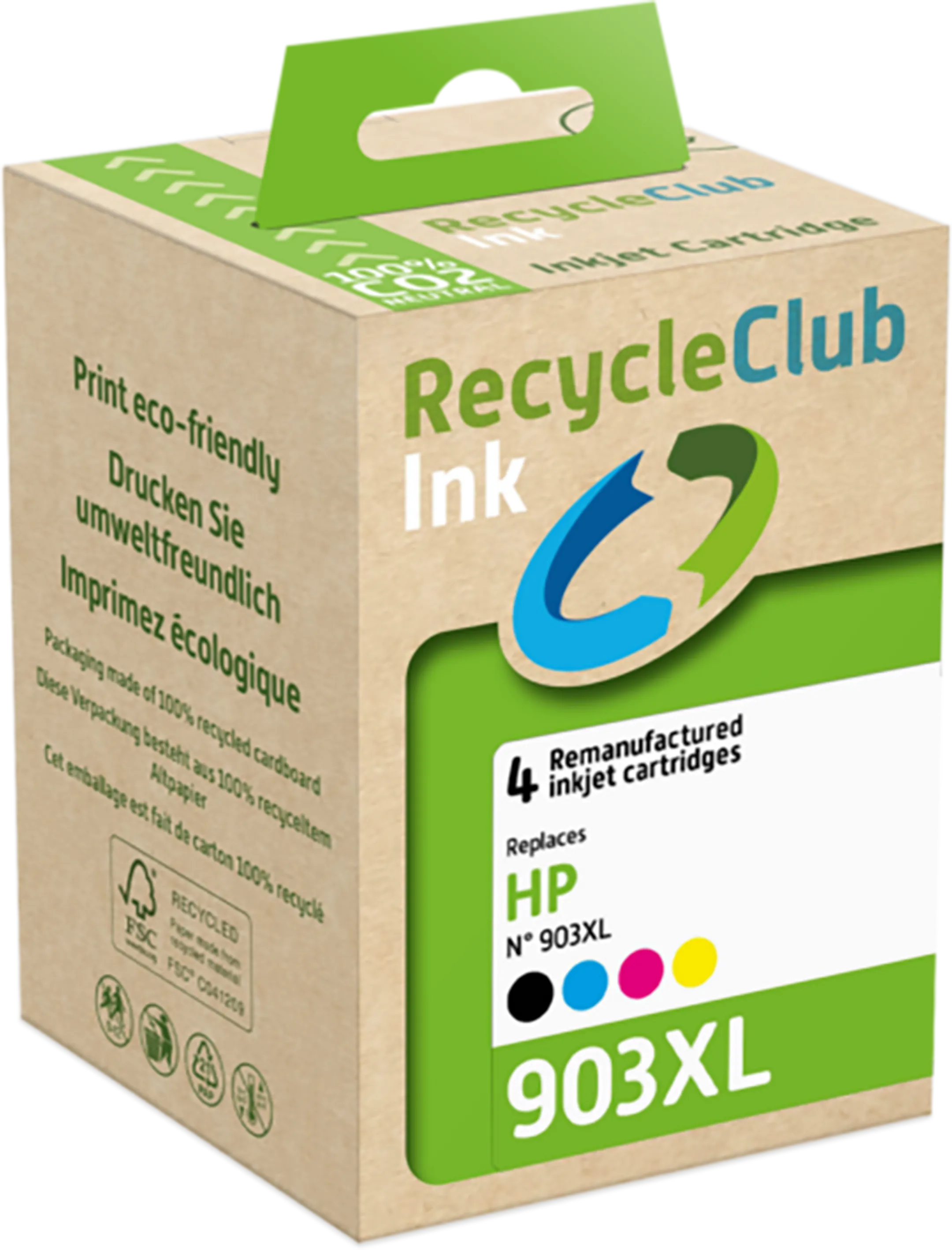 903XL Multipack - Zwart + 3-kleuren