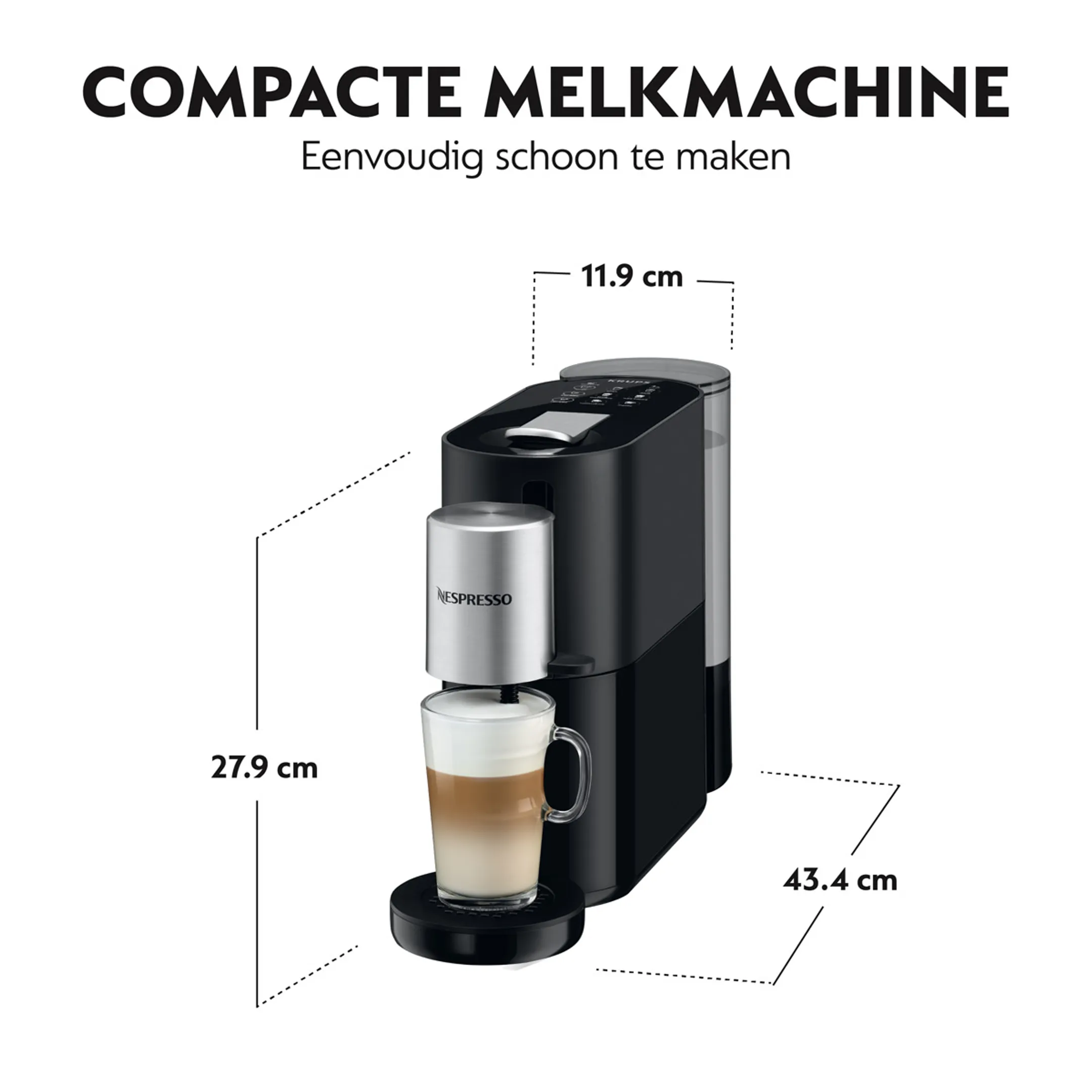 Krups Koffiemachine Nespresso Atelier, Black image