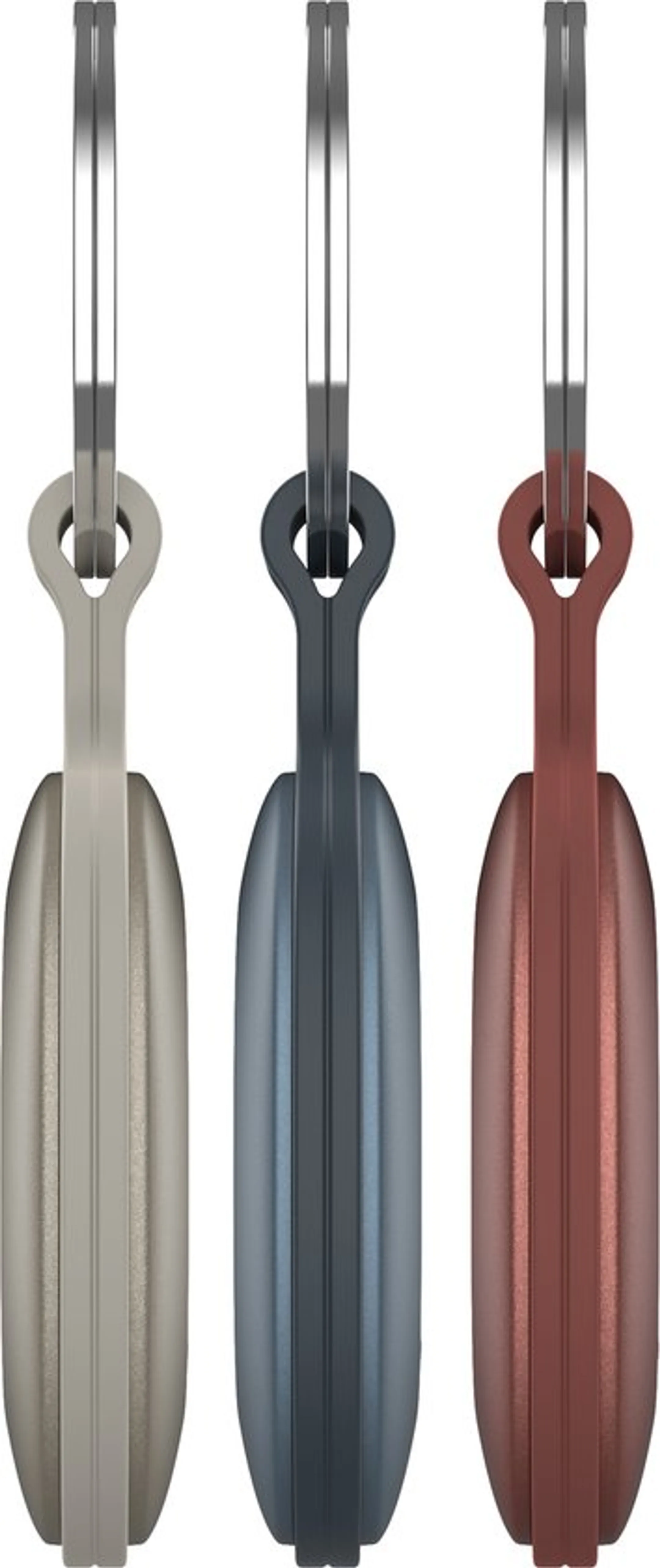 Fresh 'n Rebel Smart Finder Tag 3 pack - Rood, blauw en bruin image