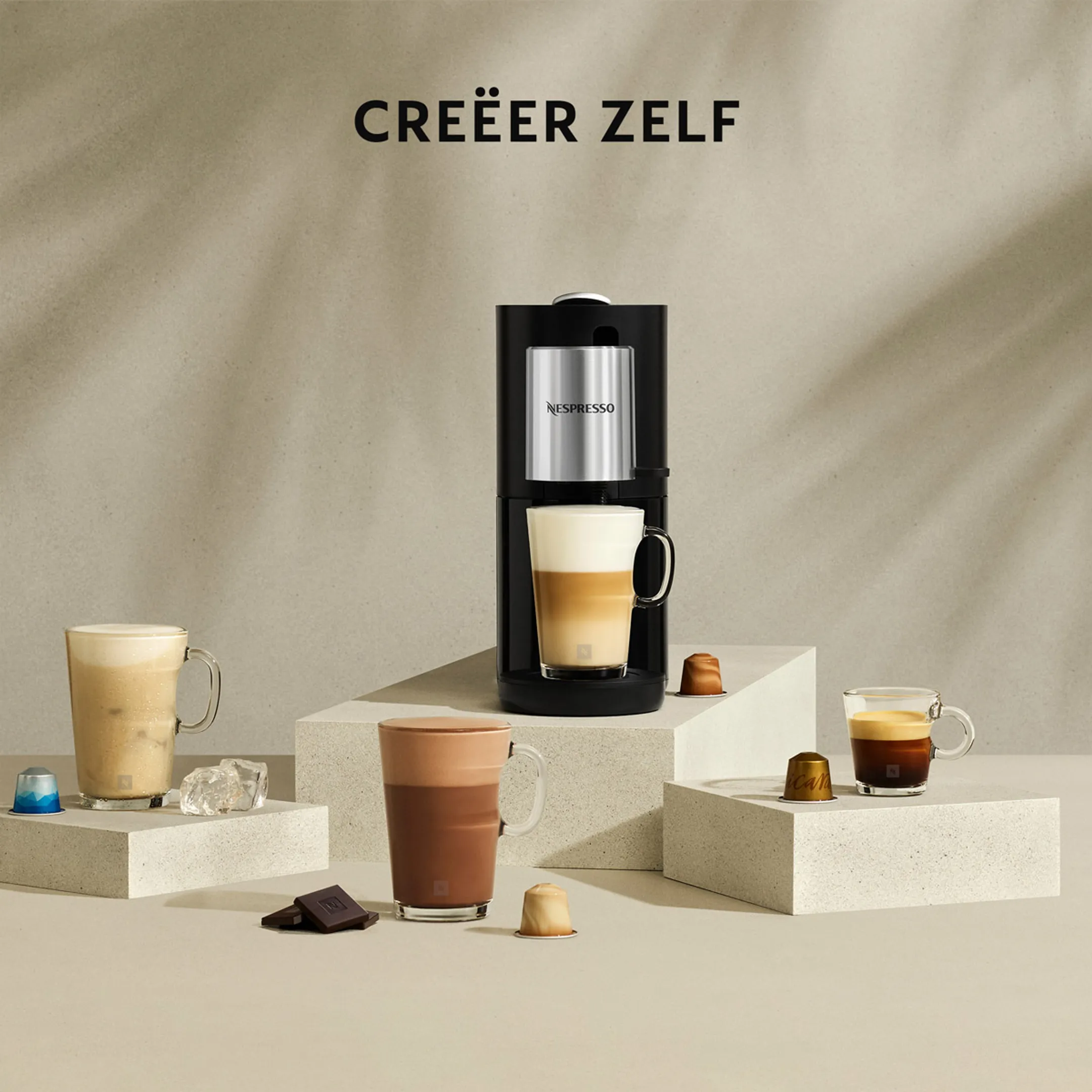 Krups Koffiemachine Nespresso Atelier, Black image