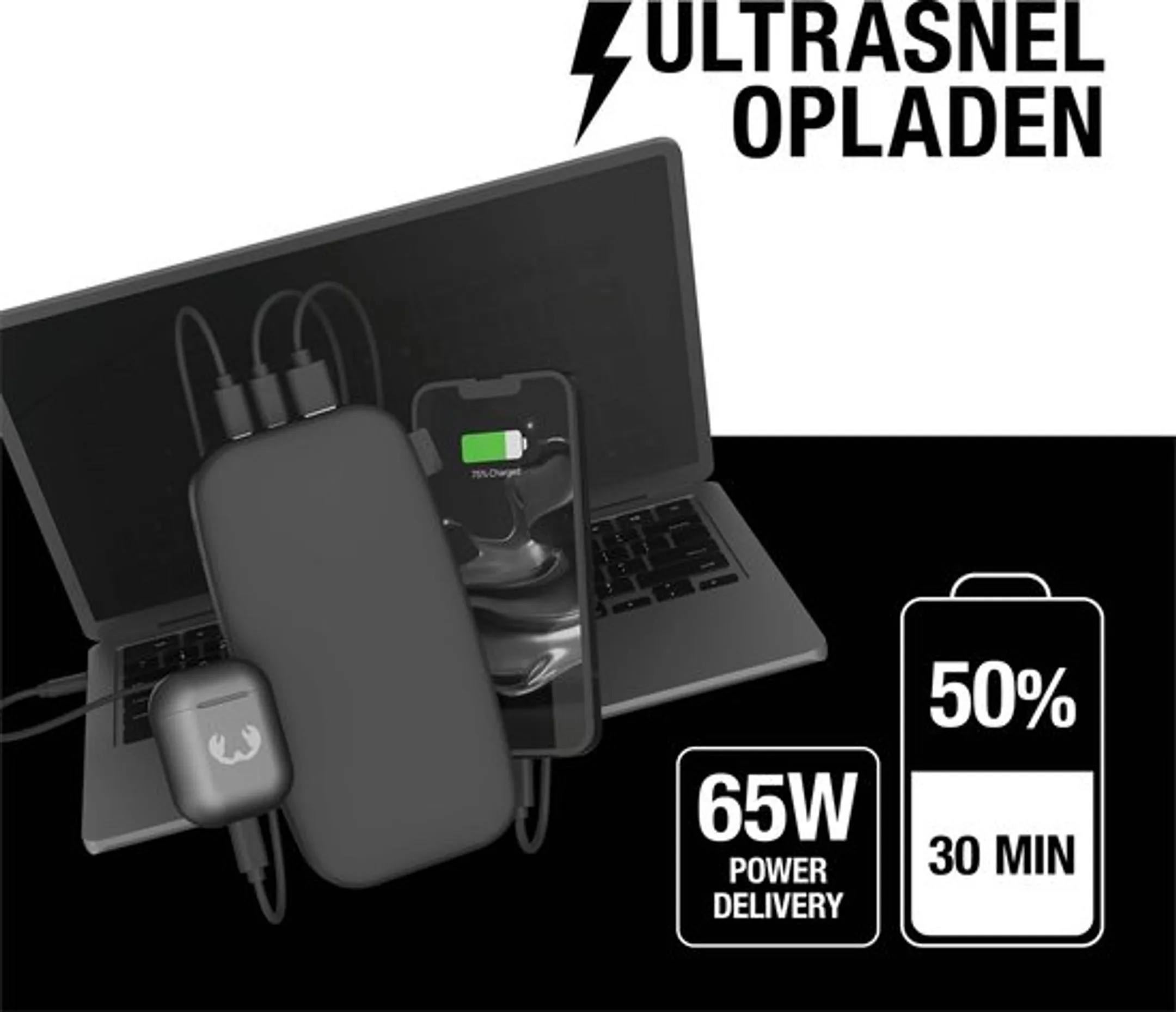 Fresh 'n Rebel Powerbank 27000 mAh USB-C - Smartphone/laptop image