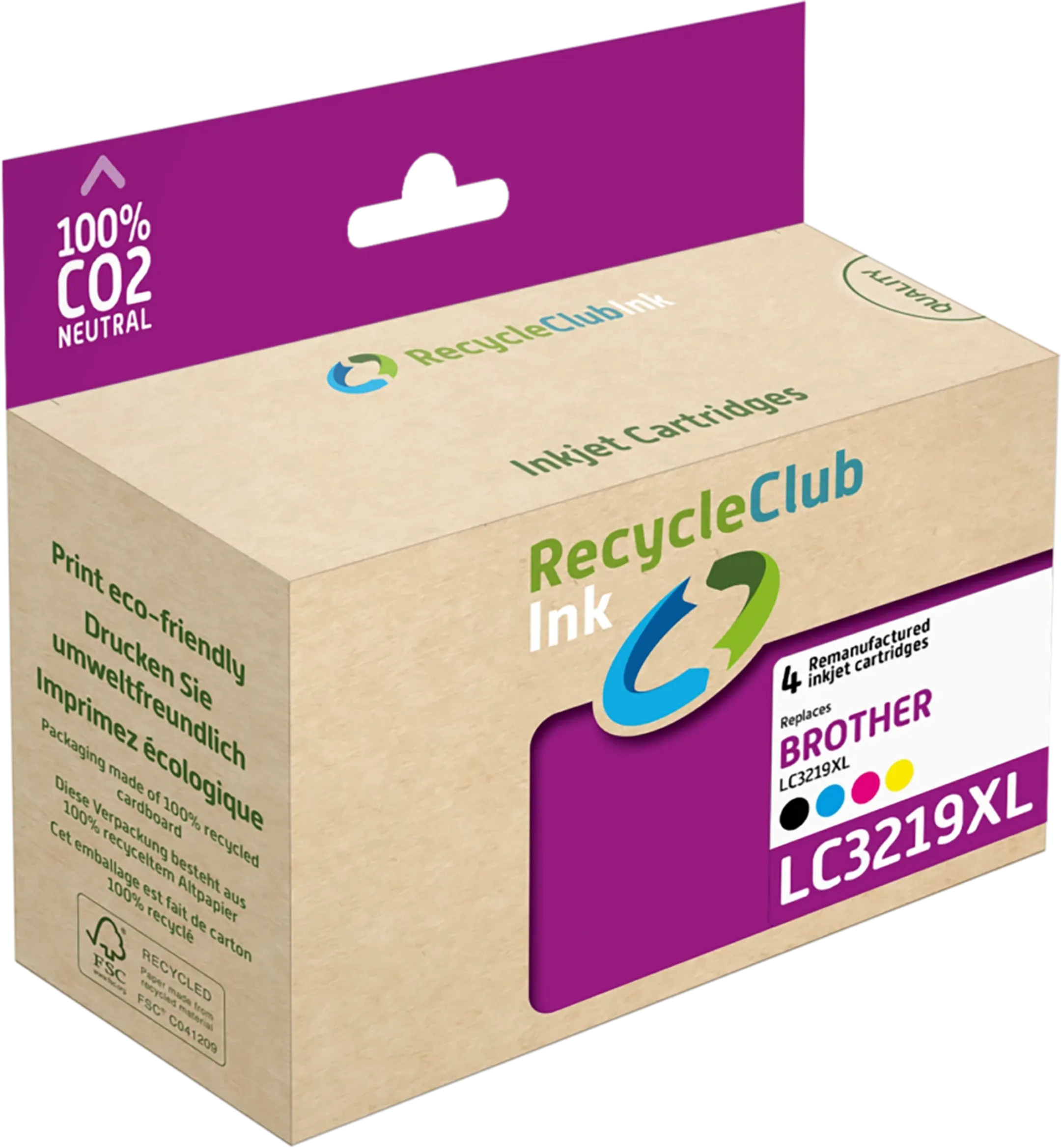 LC3219XL Multipack - Zwart + 3-kleuren