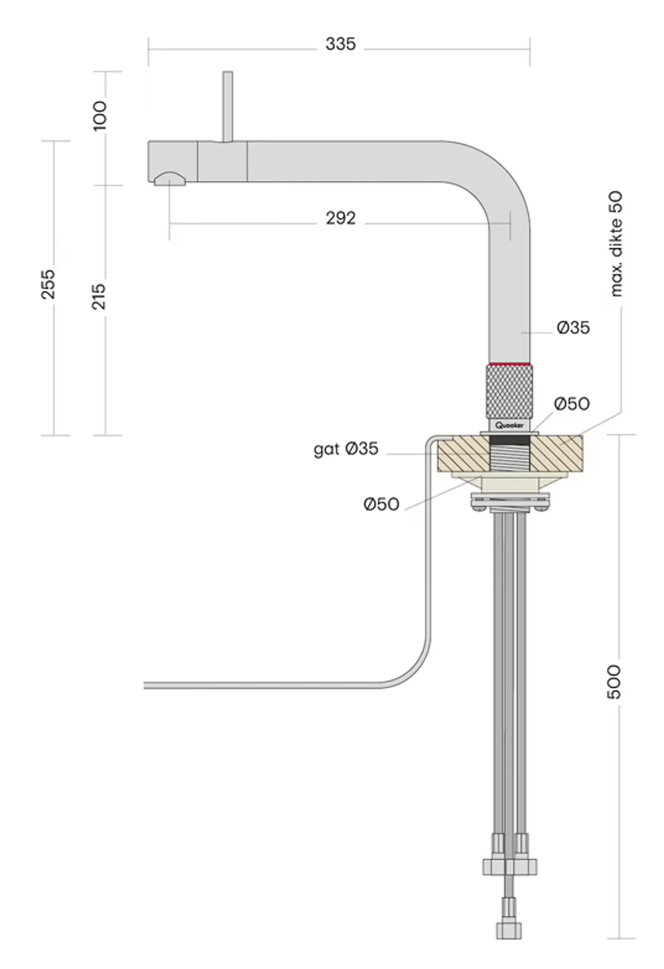 QUOOKER Front RVS + COMBI+  image