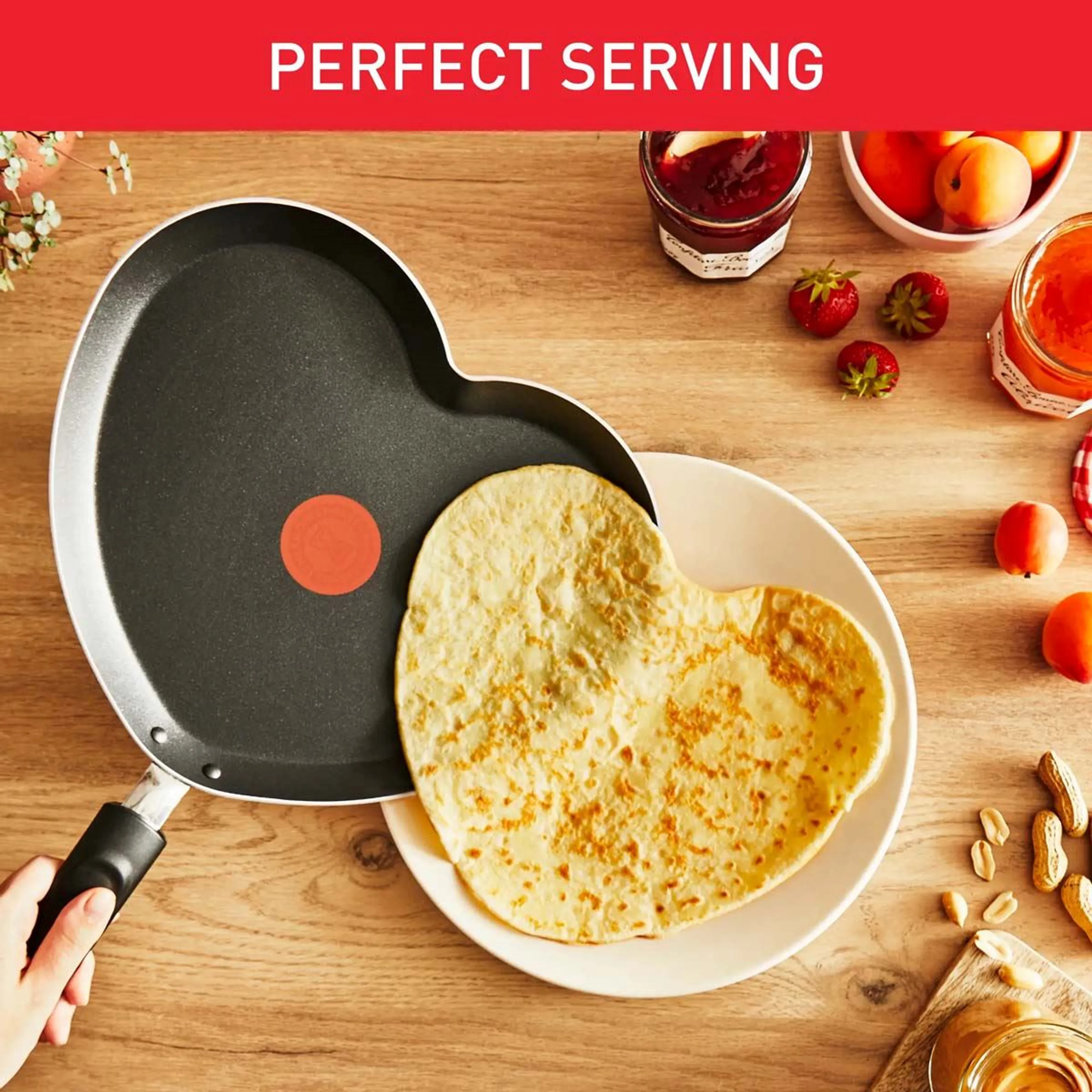 Tefal Poêle à crêpes en forme de cœur image