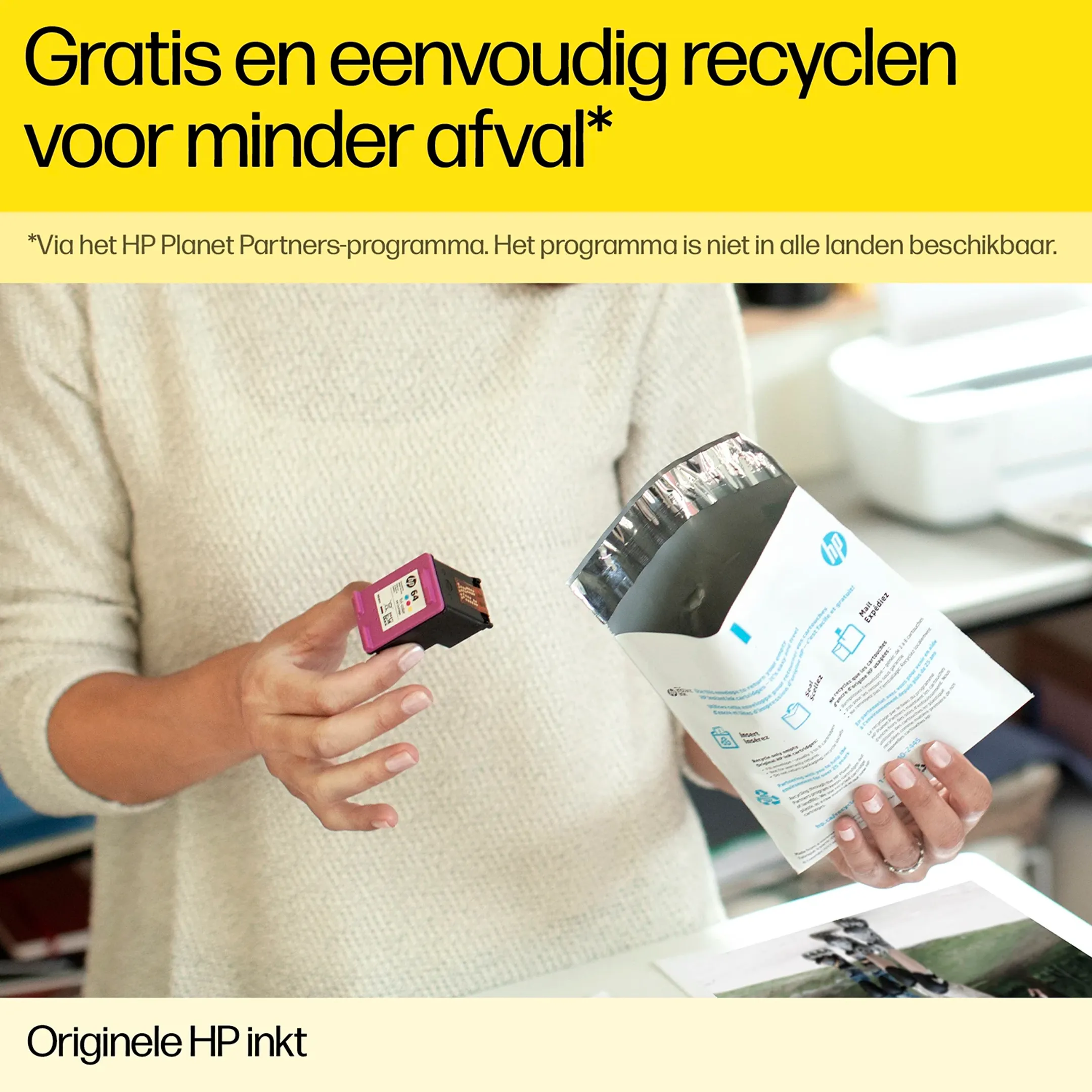 HP 937 inktpatroon - Geel image