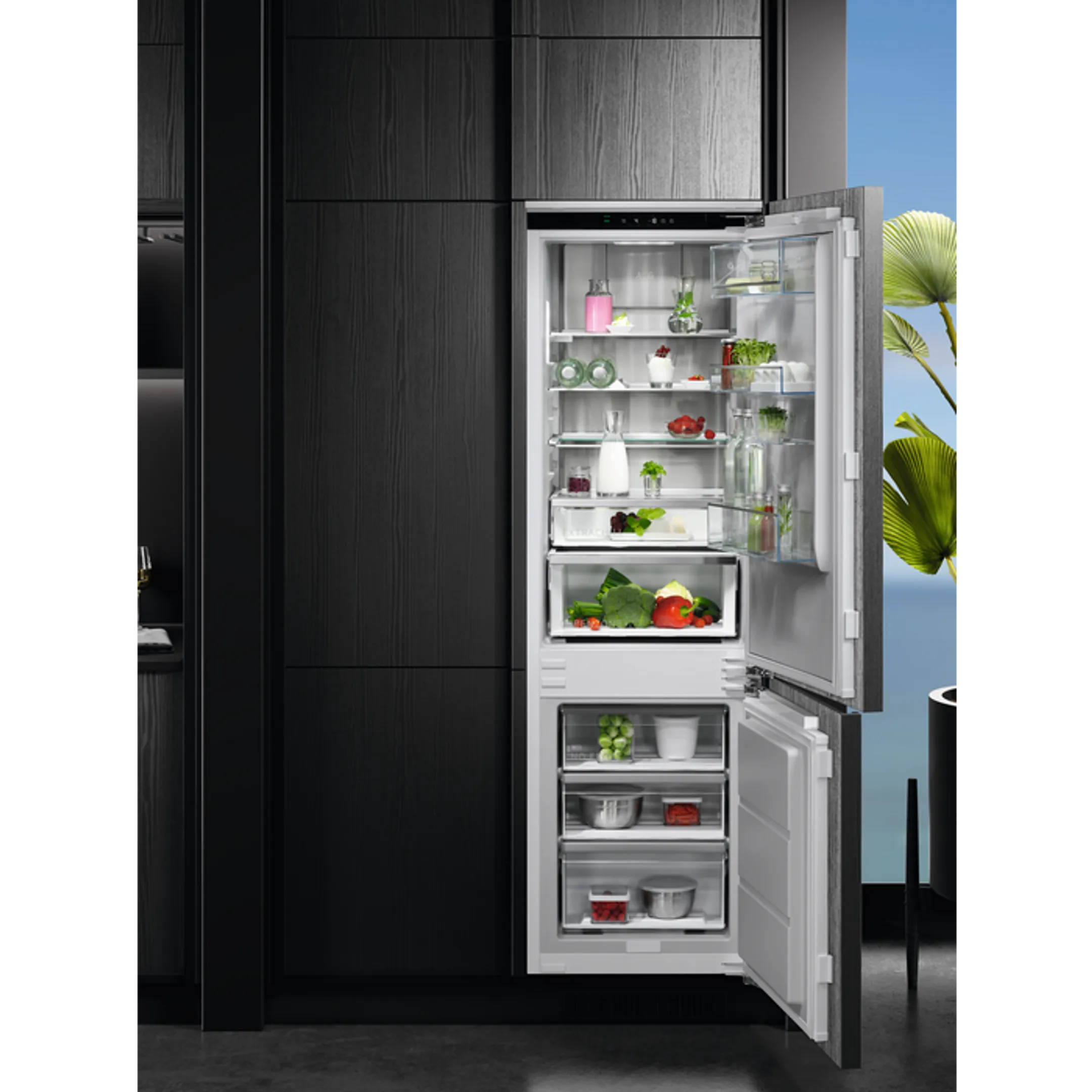 AEG Inbouw koelkast met diepvries TSC8M181BC image
