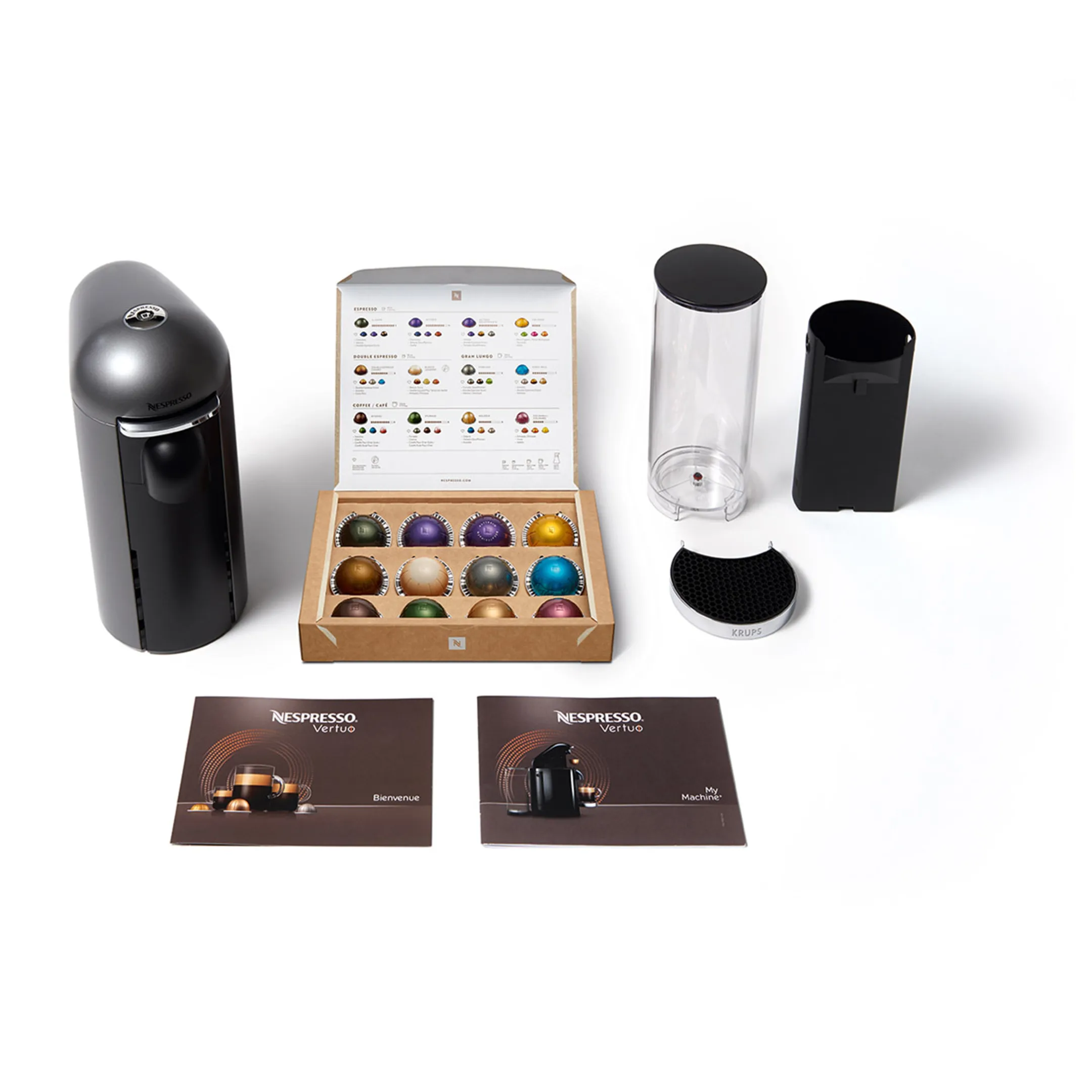 Krups Koffiemachine Nespresso Vertuo Plus Titanium image
