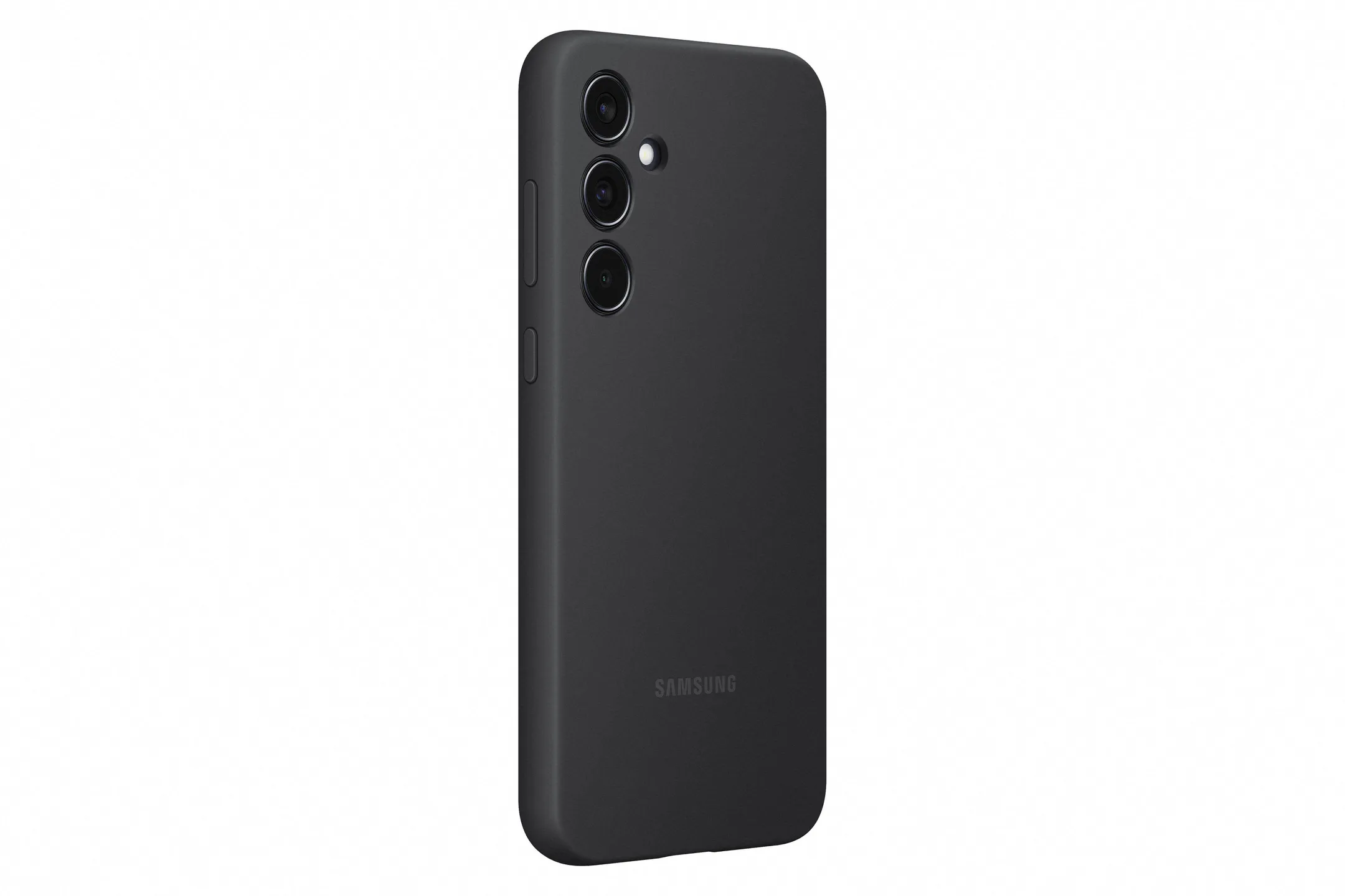 Silicone backcover voor Galaxy A35 - Zwart