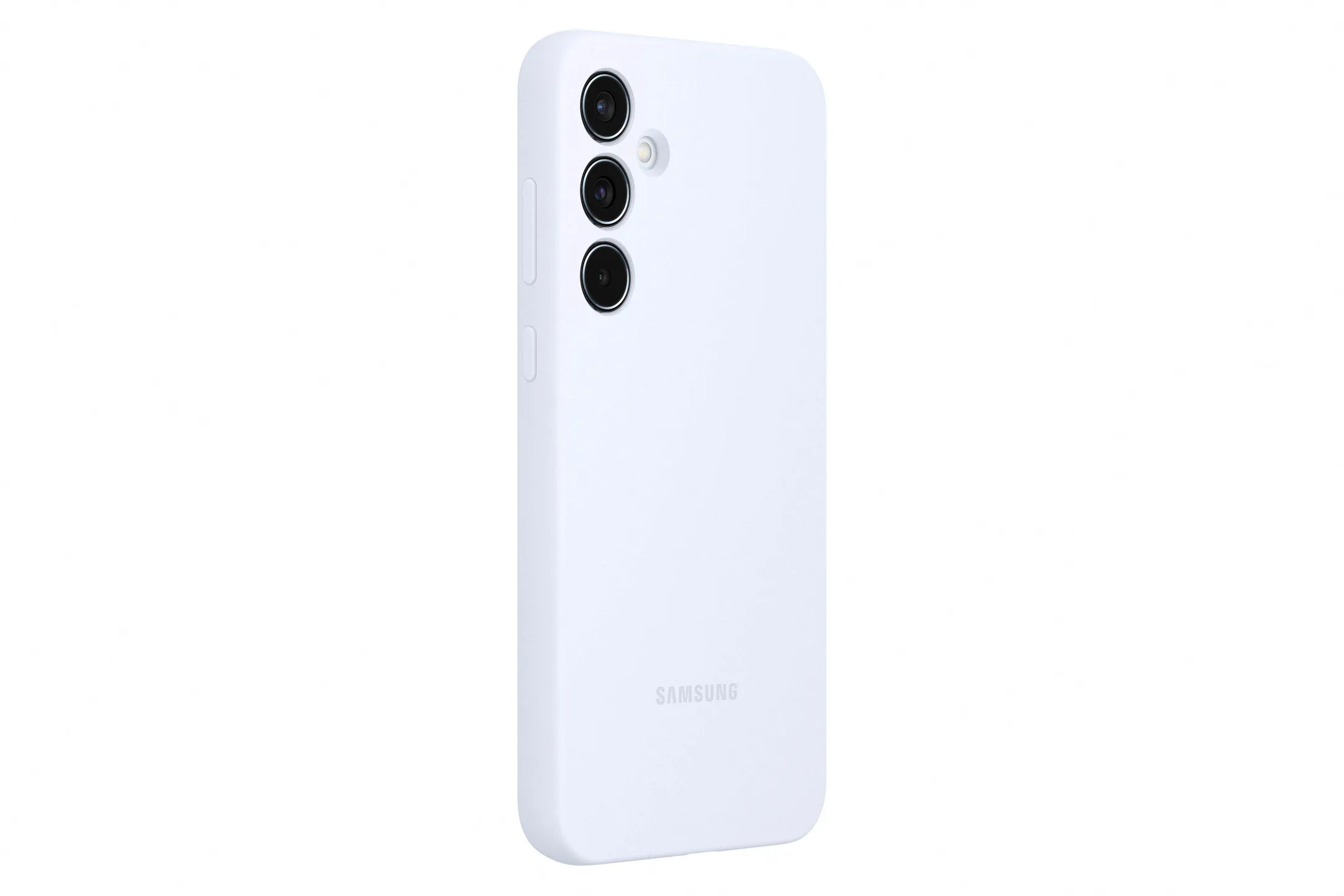 Silicone backcover voor Galaxy A55 - Lichtblauw