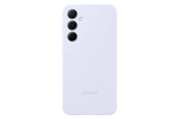 Coque en silicone pour Galaxy A55- Bleu clair