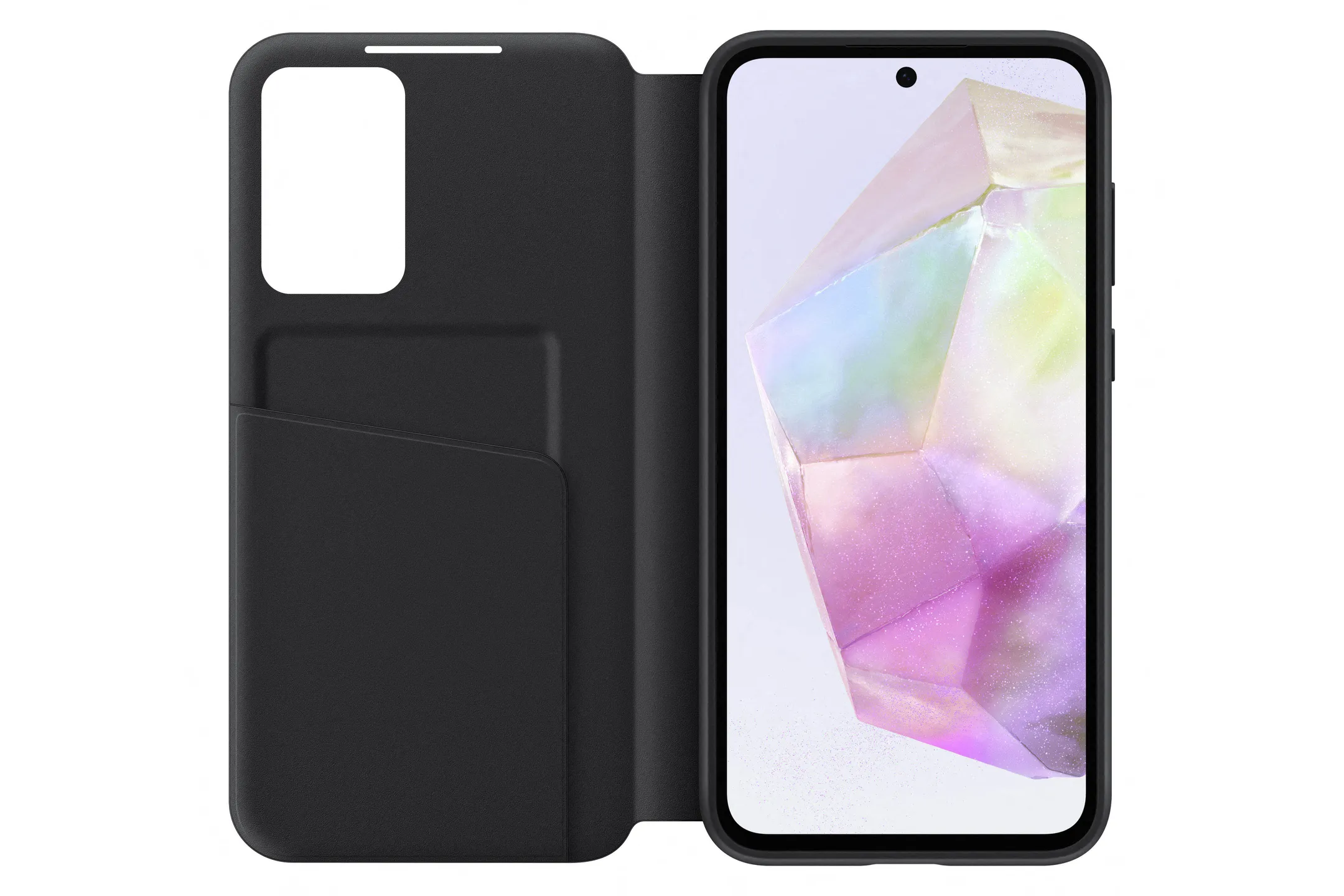 Samsung Smart view wallet case voor Galaxy A35 - Zwart image