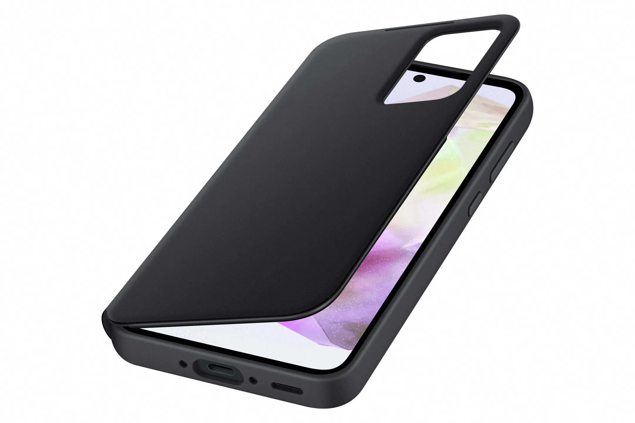 Samsung Smart view wallet case voor Galaxy A35 - Zwart image