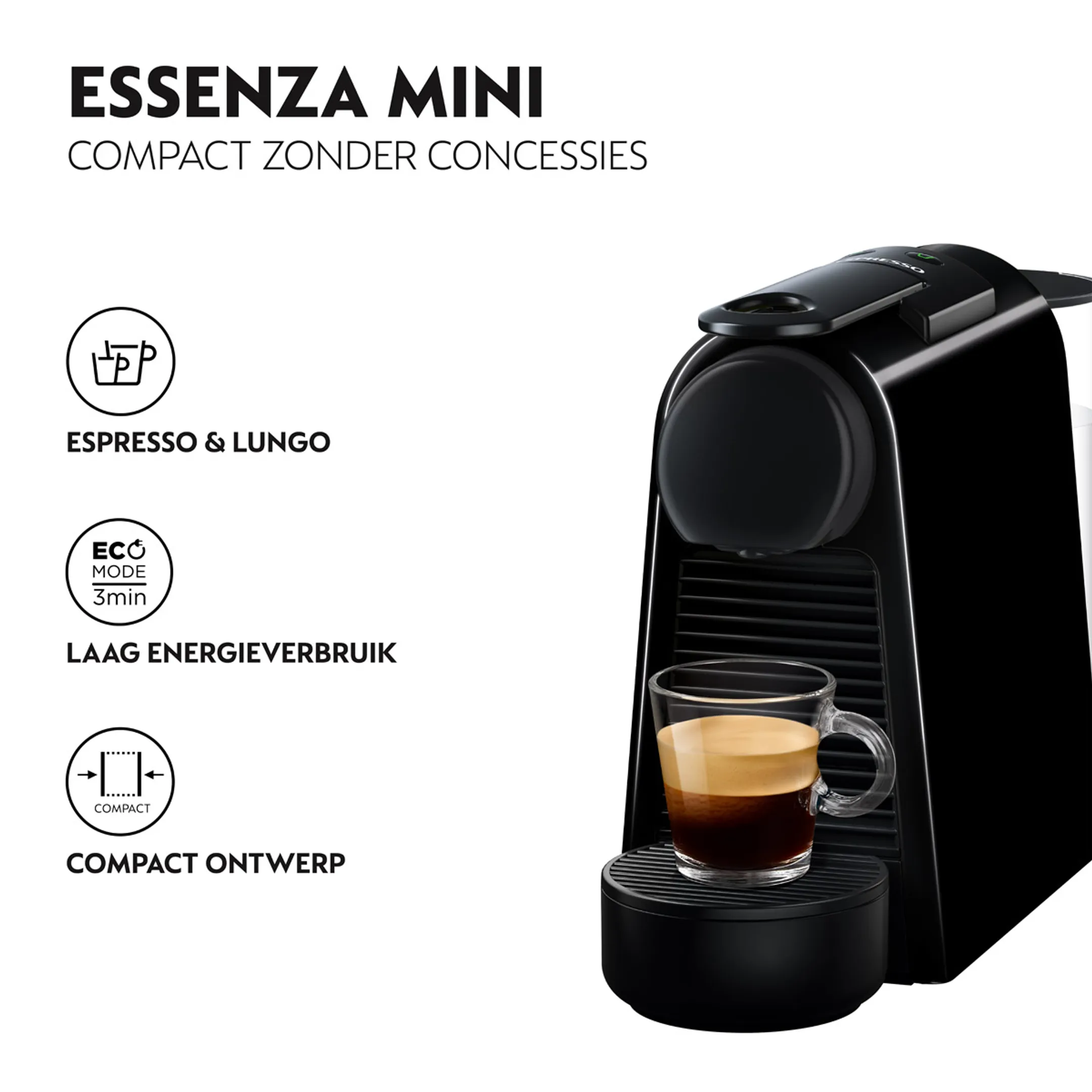 Magimix Koffiemachine Nespresso Essenza Mini Piano Black image