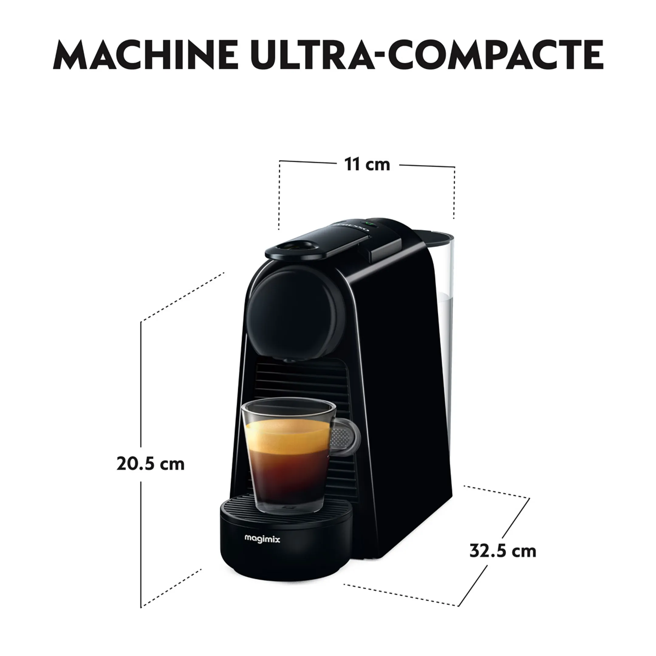 Magimix Machine à café Nespresso Essenza Mini Piano Black image