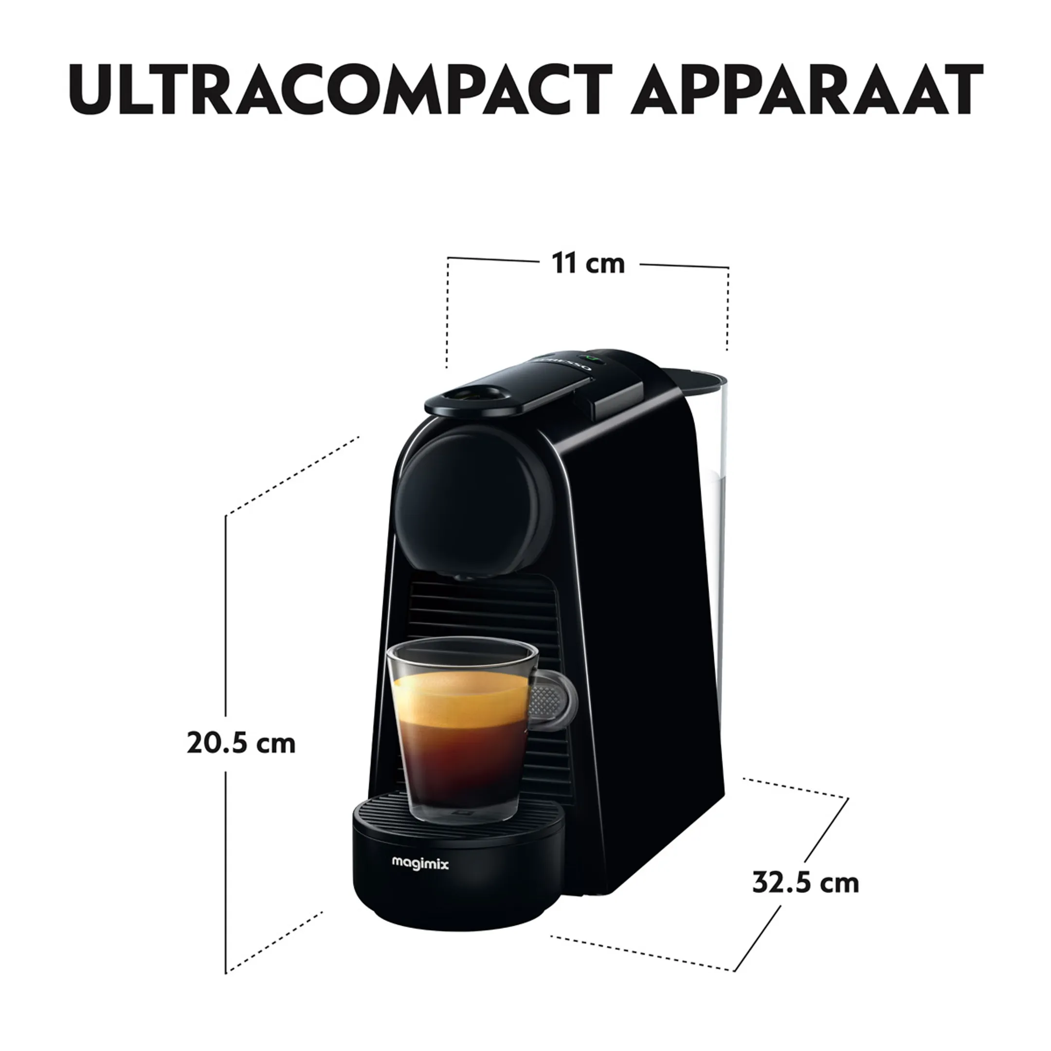 Magimix Koffiemachine Nespresso Essenza Mini Piano Black image