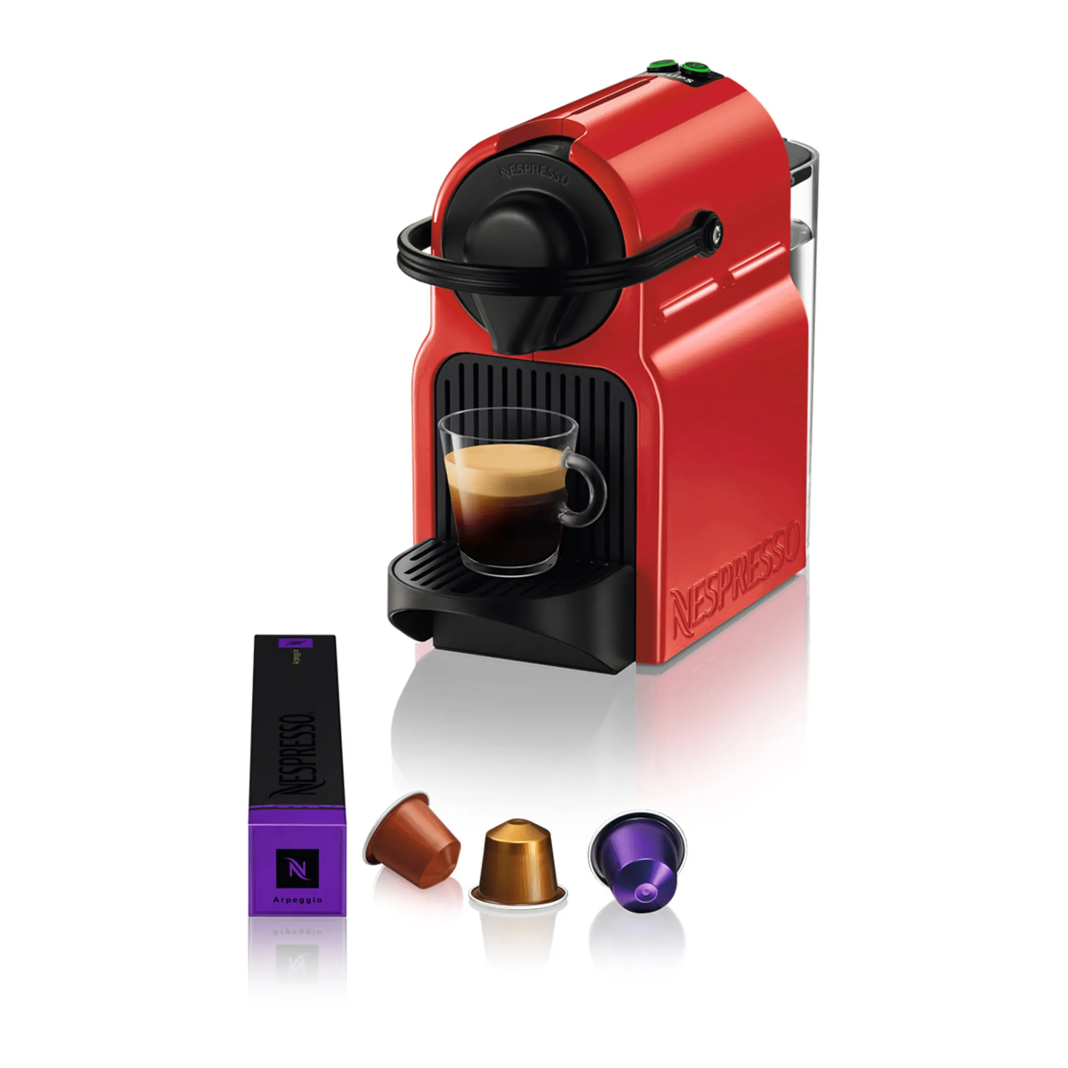 Machine à café Nespresso Inissia Ruby Red