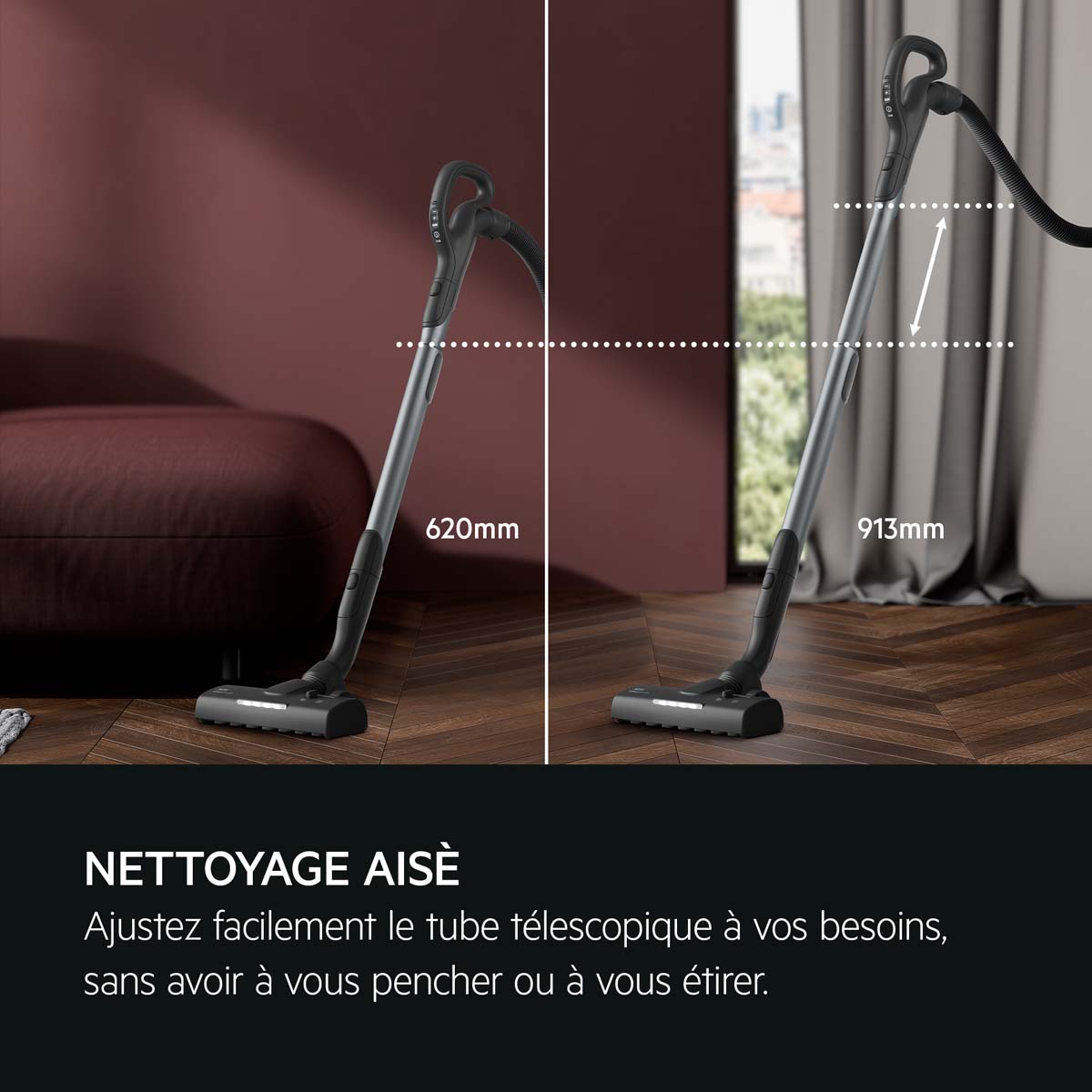 AEG Aspirateur avec sac AB81A2DG Livré demain Krëfel
