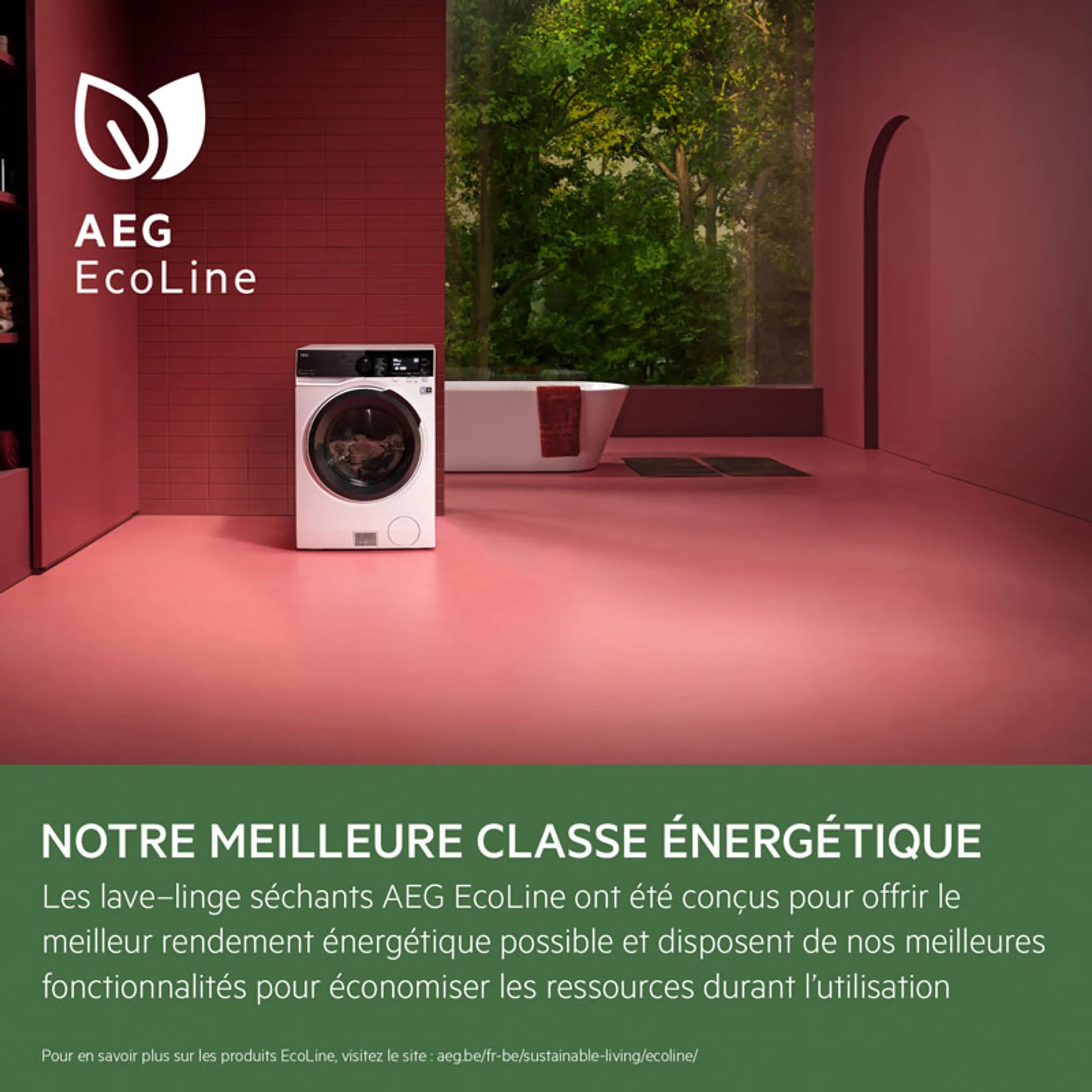 AEG Lave-linge séchant LWR73R842 DUALSENSE image