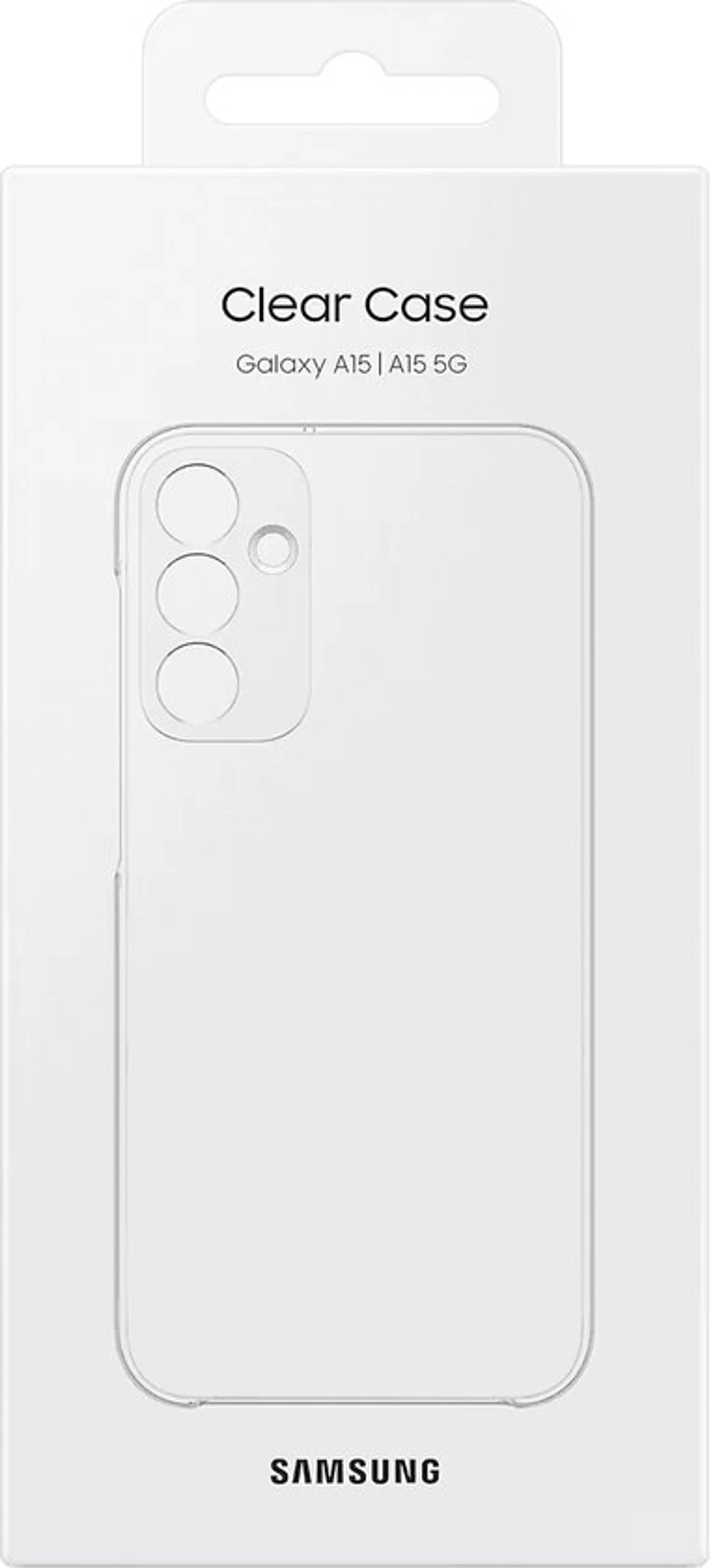 Samsung Clear case voor Galaxy A15 - Transparant image