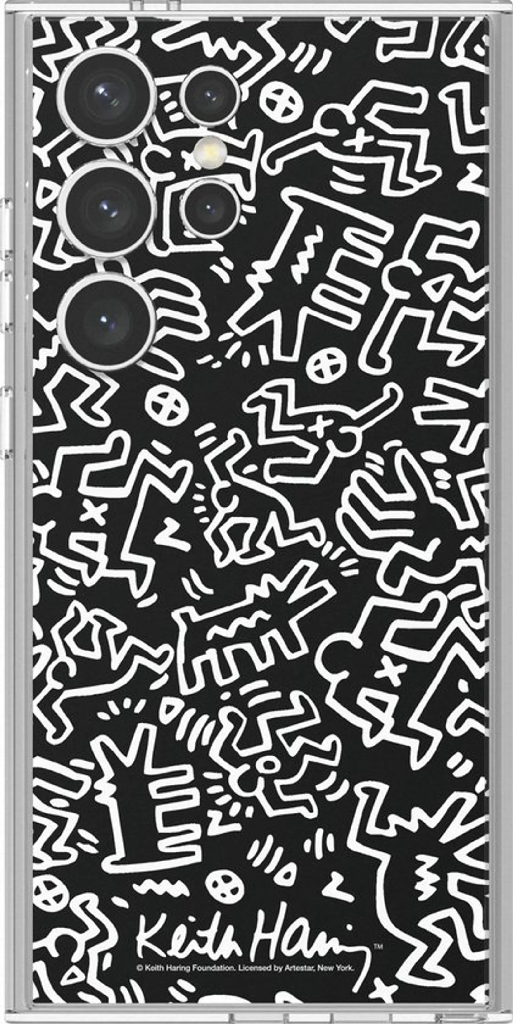 Samsung Plaque FlipSuit pour Galaxy S24Ultra -Mono Keith Haring image