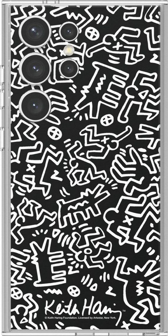 FlipSuit Plaatje voor Galaxy S24Ultra-Mono Keith Haring