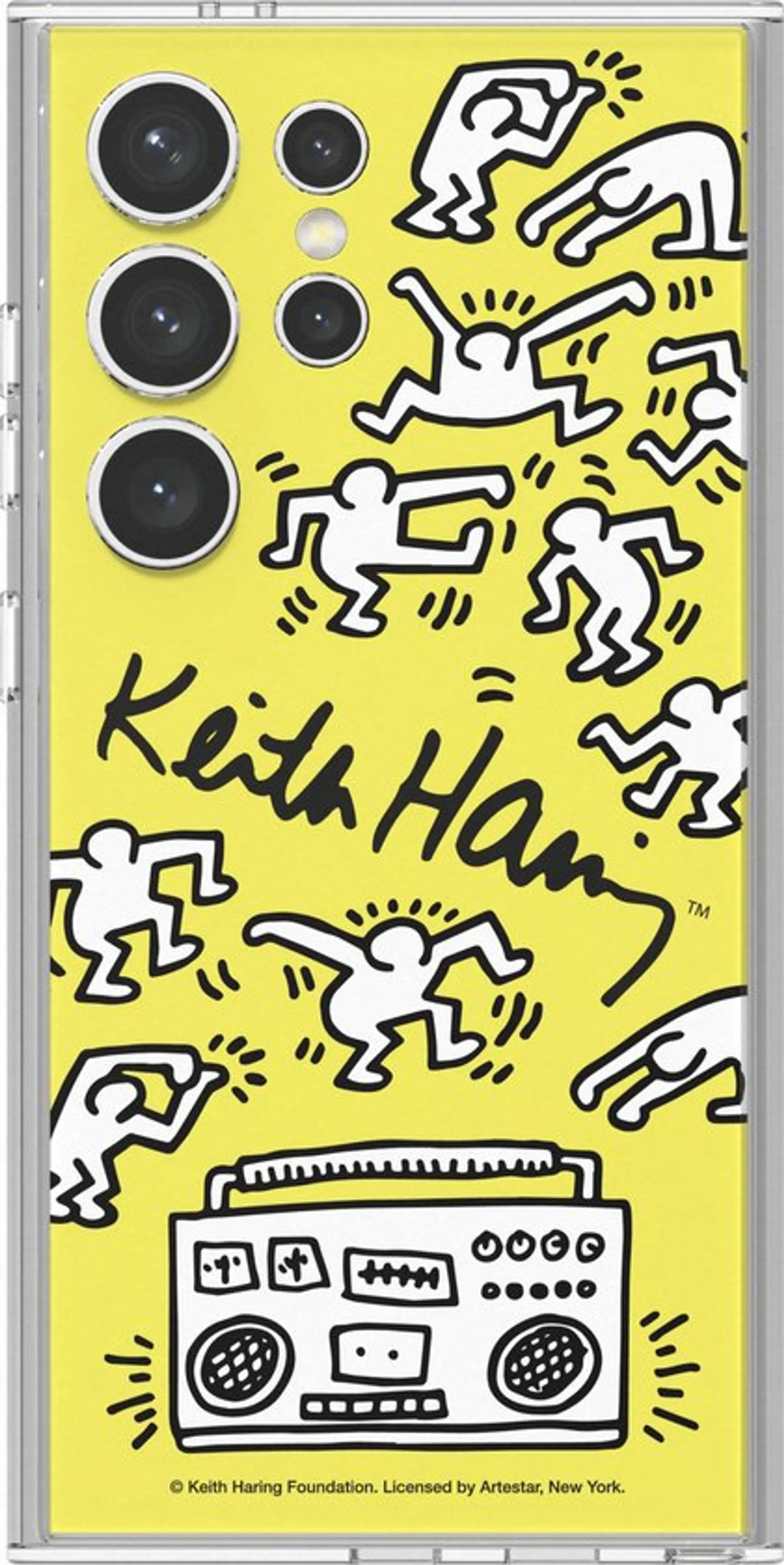 Plaque FlipSuit pour Galaxy S24Ultra-Dance Keith Haring
