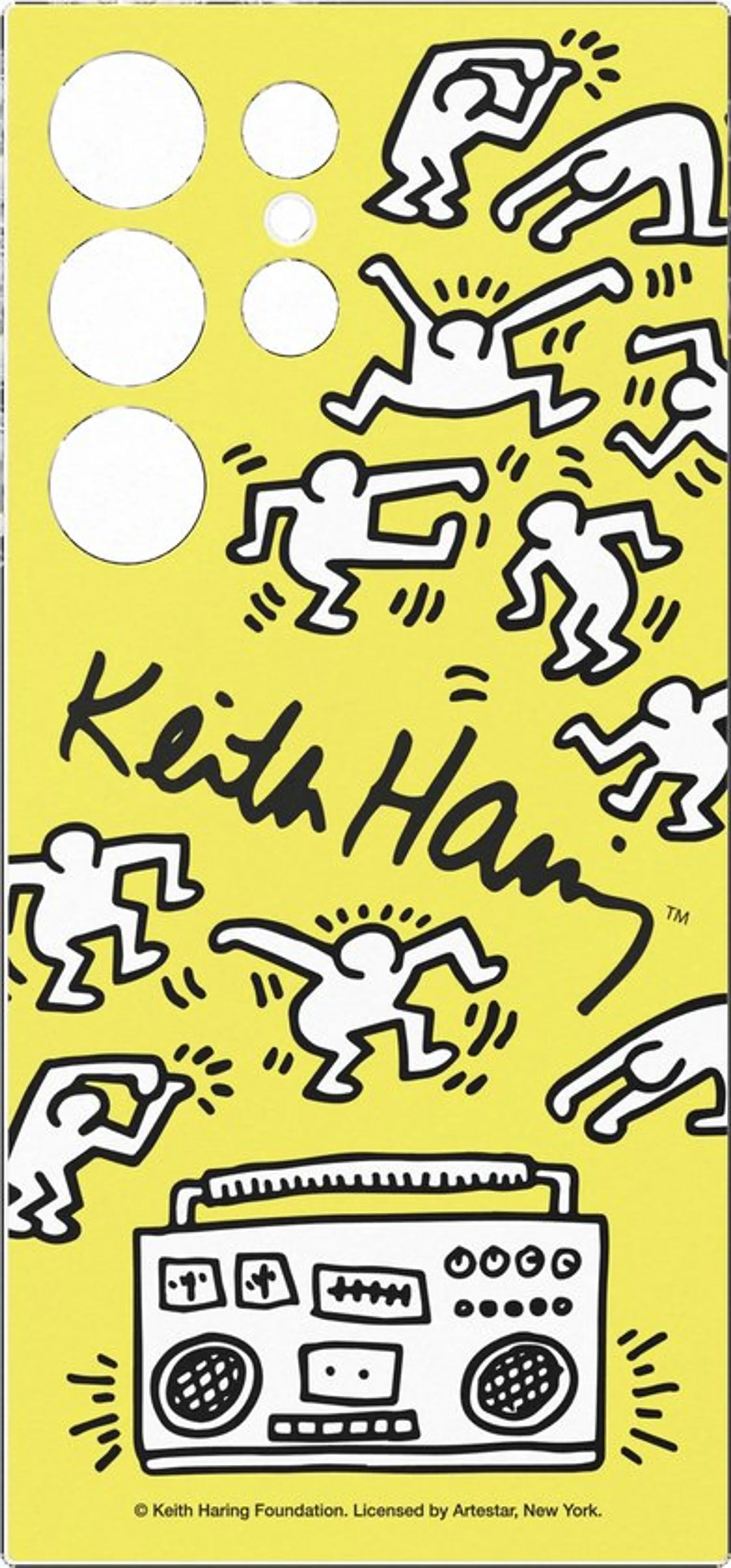 Plaque FlipSuit pour Galaxy S24Ultra-Dance Keith Haring
