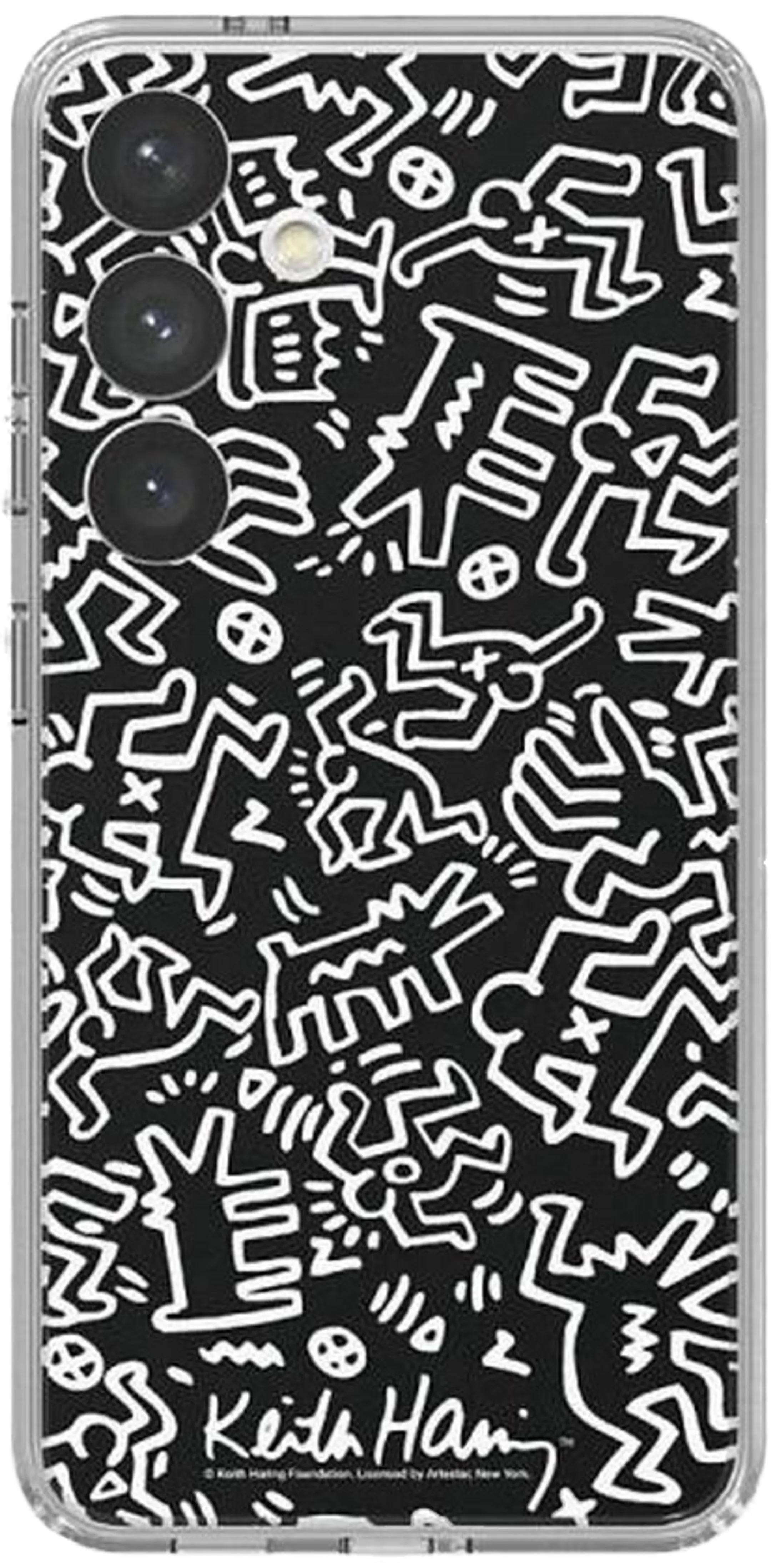 Samsung Plaque FlipSuit pour Galaxy S24 - Mono Keith Haring image