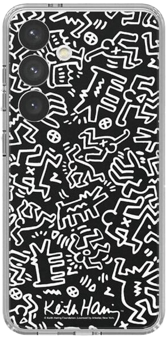 Plaque FlipSuit pour Galaxy S24 - Mono Keith Haring