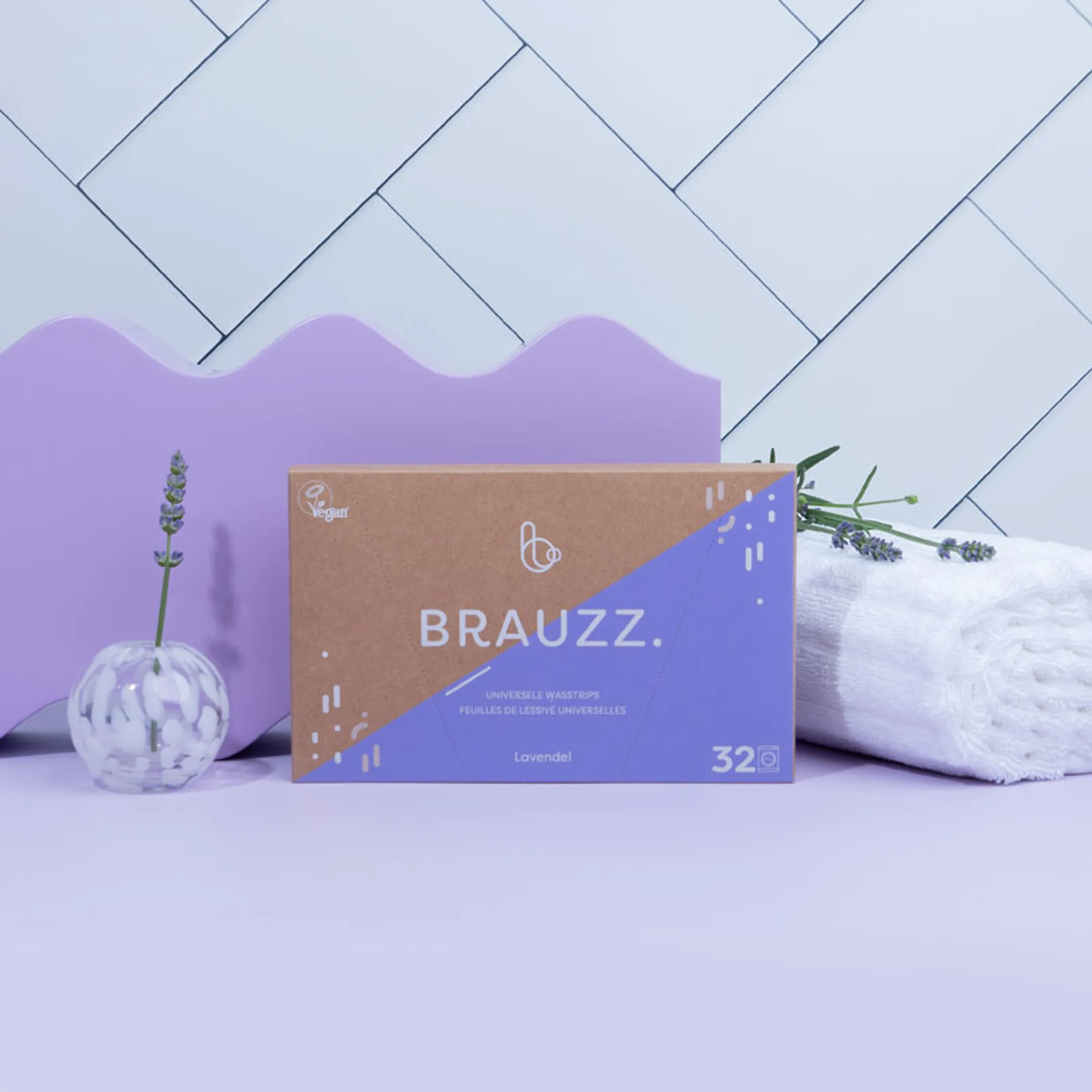 BRAUZZ. Feuilles de lessive Lavande image