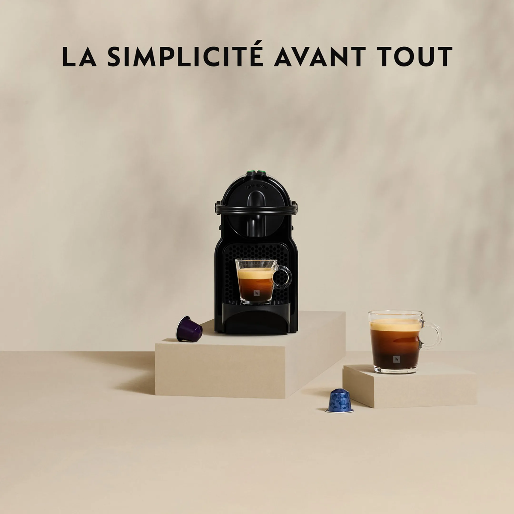 Machine à café Nespresso Inissia 11350B, Black