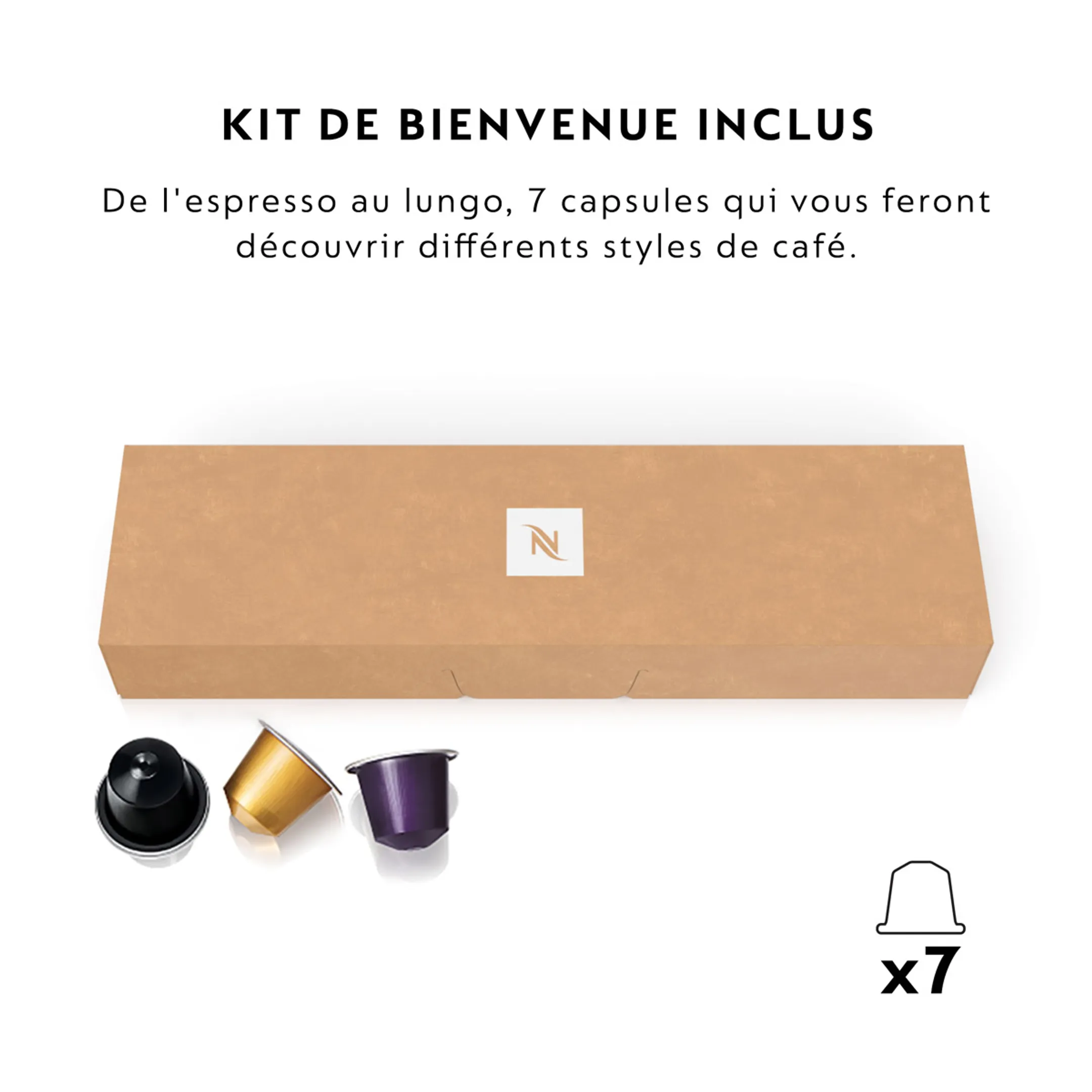 Machine à café Nespresso Inissia 11350B, Black