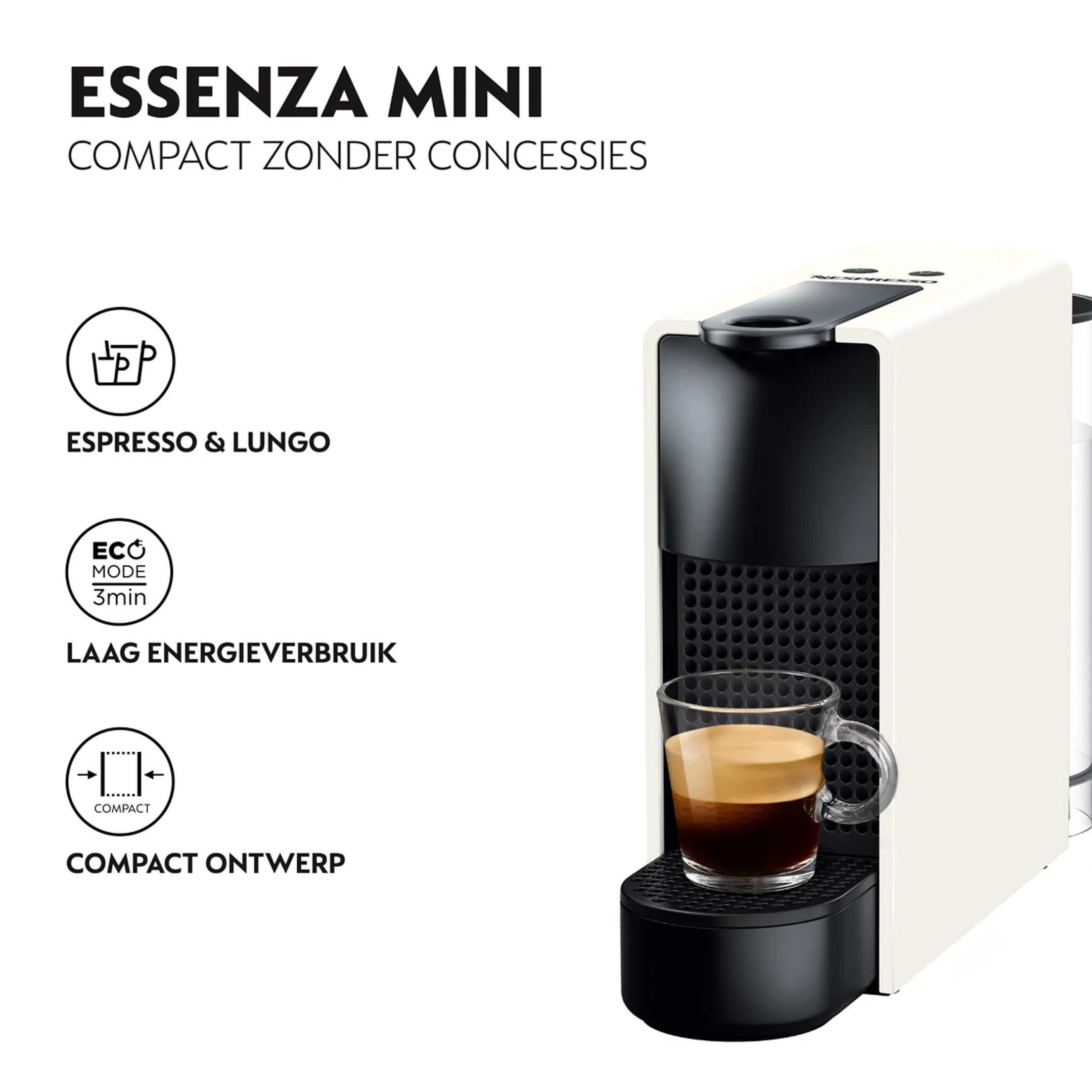 Krups Nespresso Essenza Mini XN110110, Pure White image