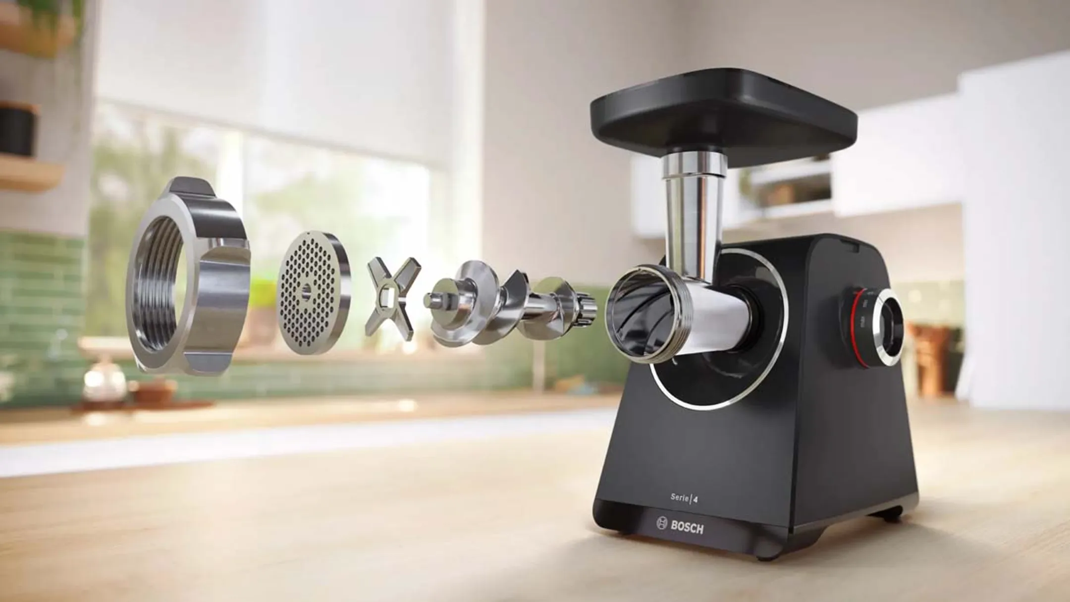 Bosch Hachoir à viande Série 4 MFWS440B MultiPower image