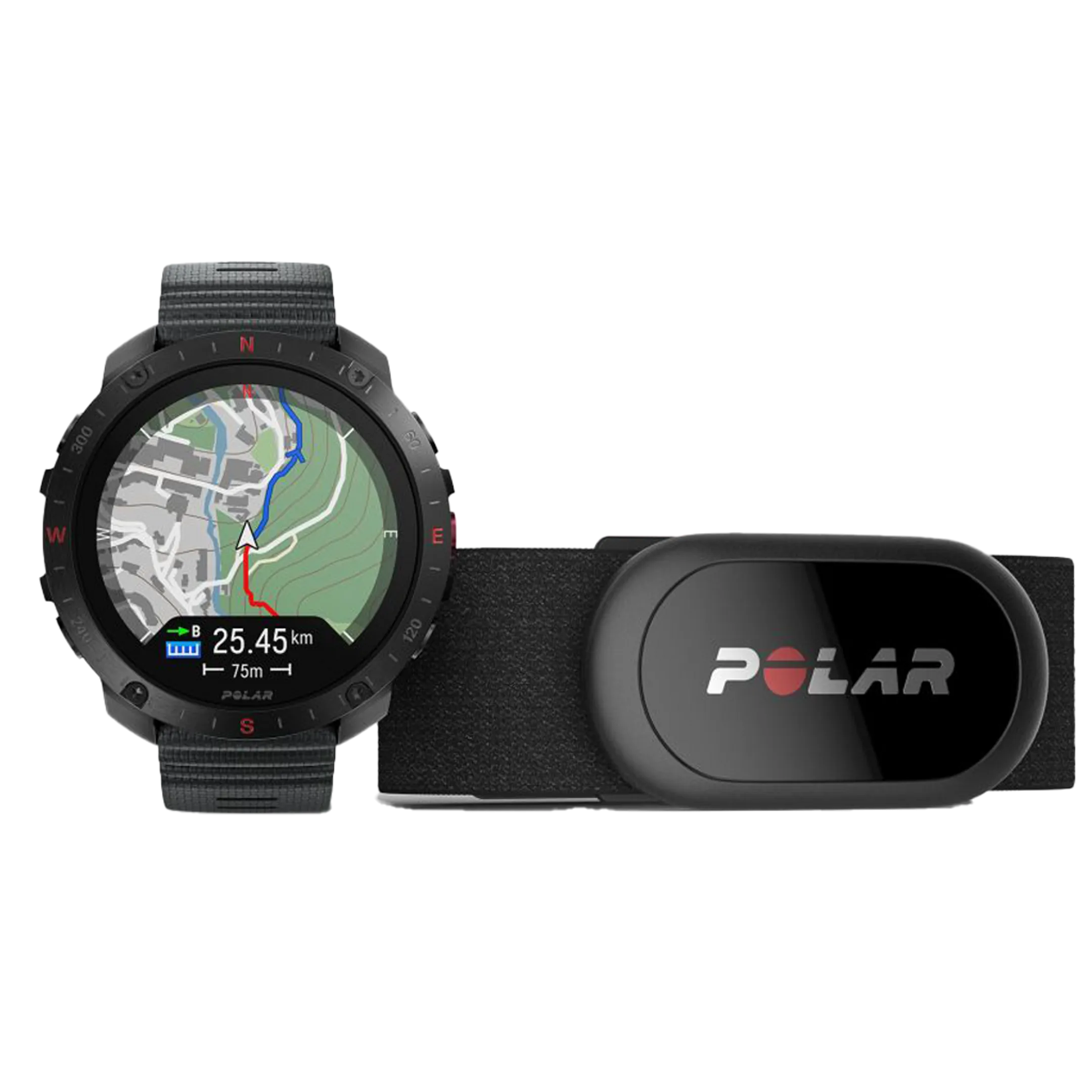 Grit X2 Pro avec capteur de fréquence cardiaque-Noir-S/L