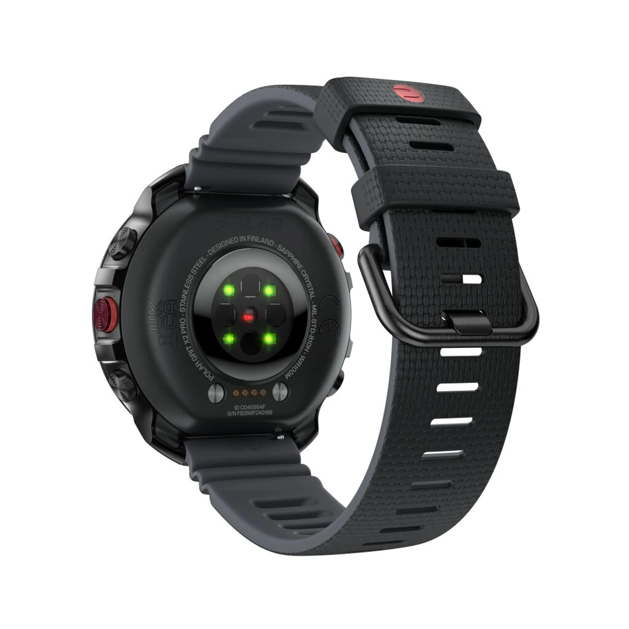 Polar Grit X2 Pro avec capteur de fréquence cardiaque-Noir-S/L image