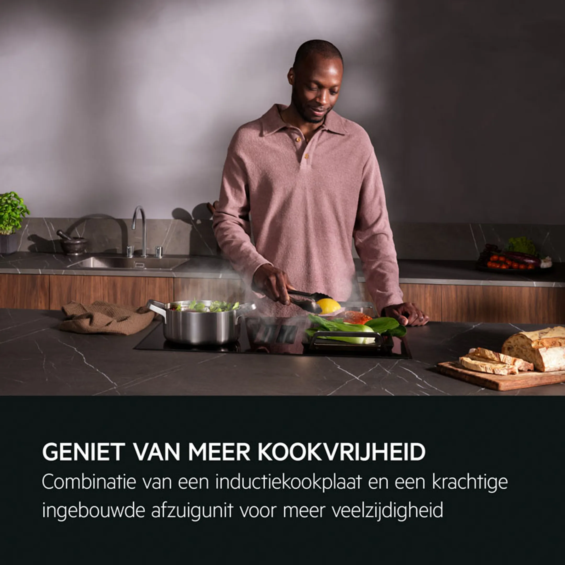 AEG Kookplaat met dampkap CCE84751FB image